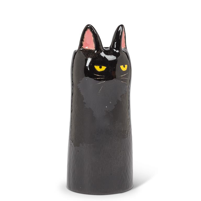 Skinny Cat Vase - Out of the Blue