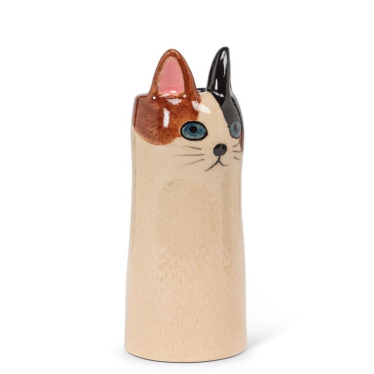 Skinny Cat Vase - Out of the Blue