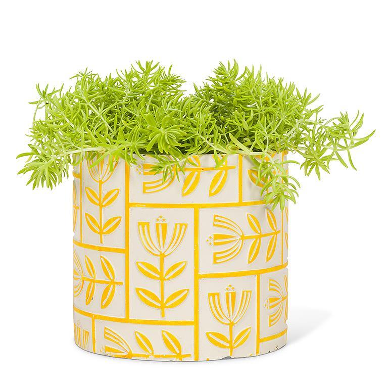 Floral Grid Planter - Out of the Blue