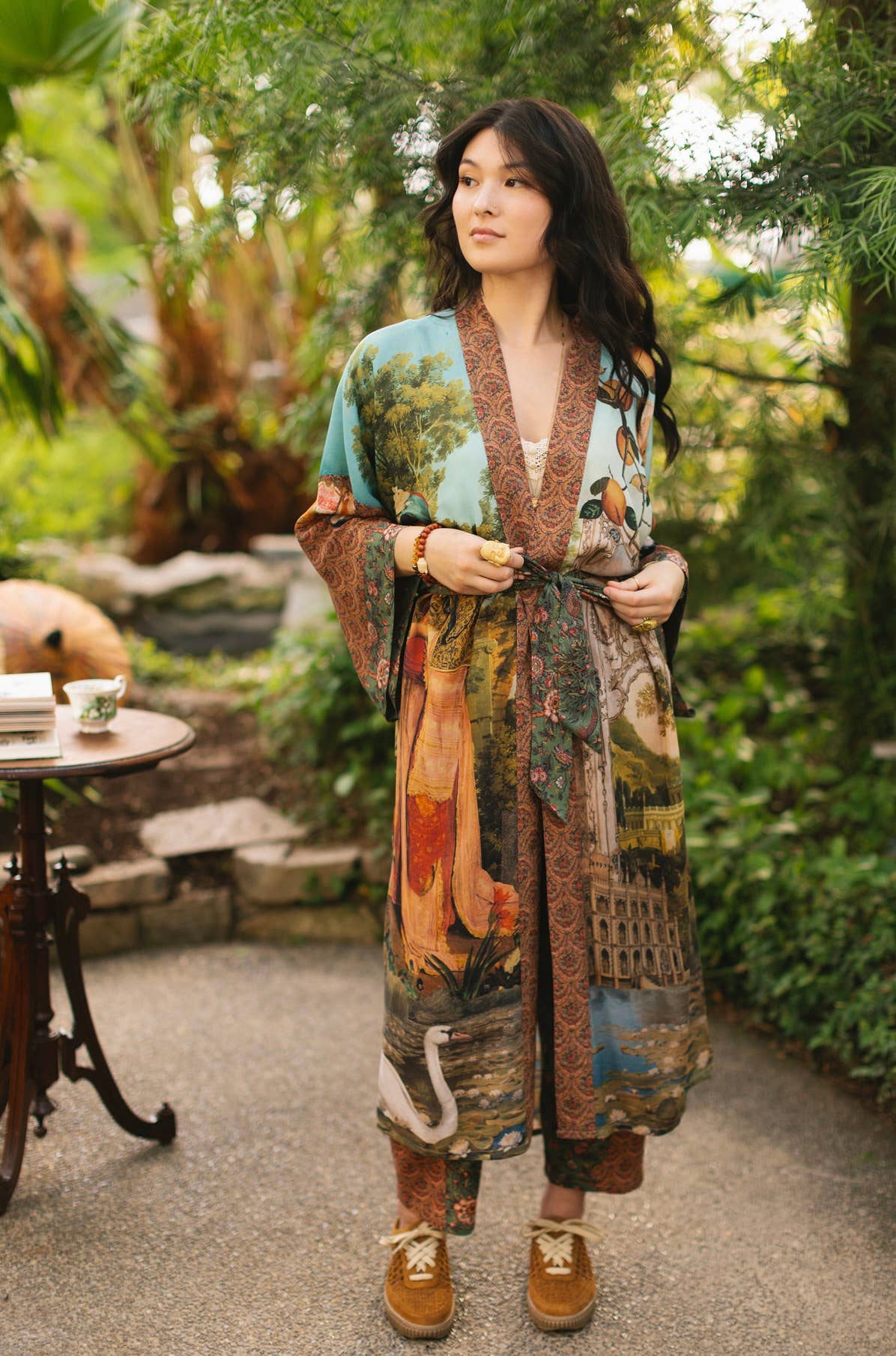 Secret Garden Long Duster - Out of the Blue