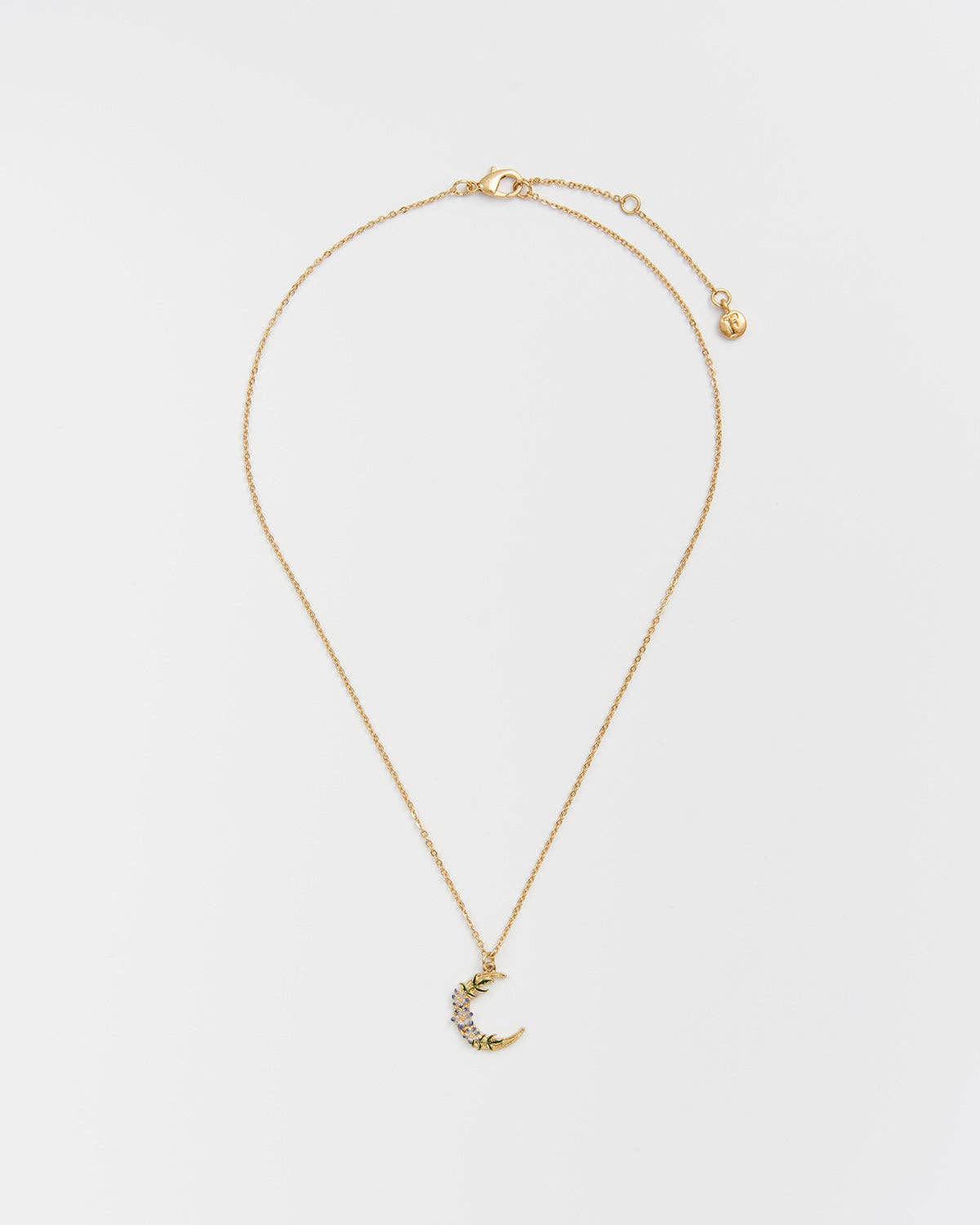 Nightshade Moon Gold Chain Necklace