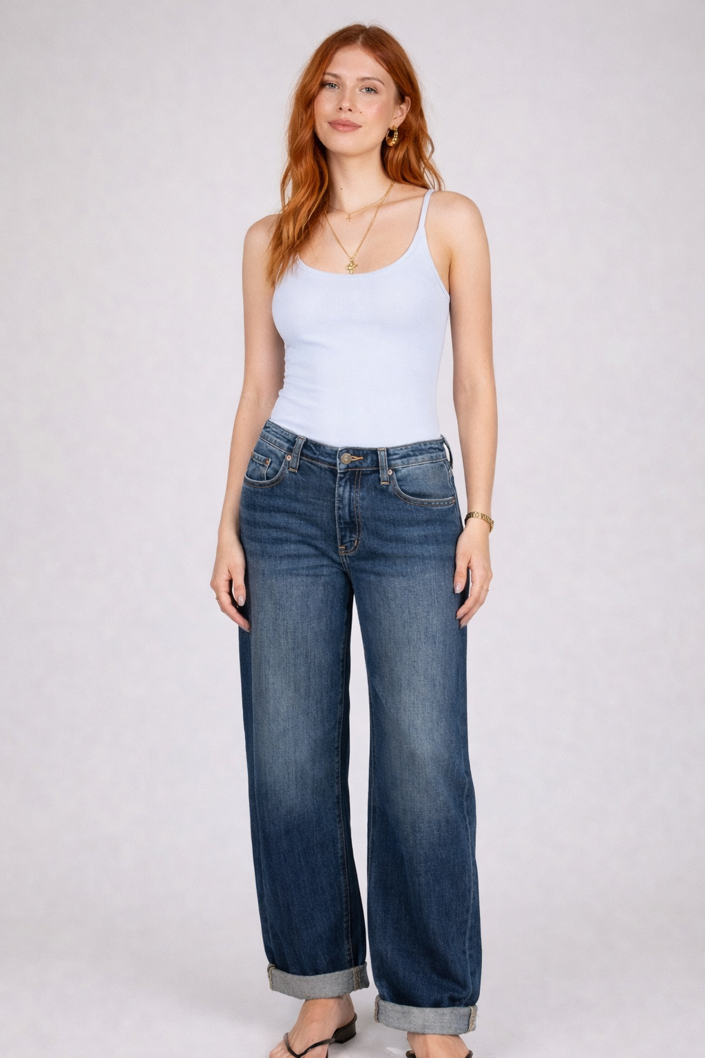 Bamboo Ribbed Cami. - Out of the Blue