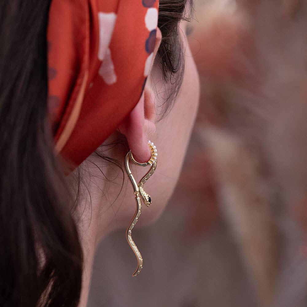 Year of the Snake Earrings - Out of the Blue