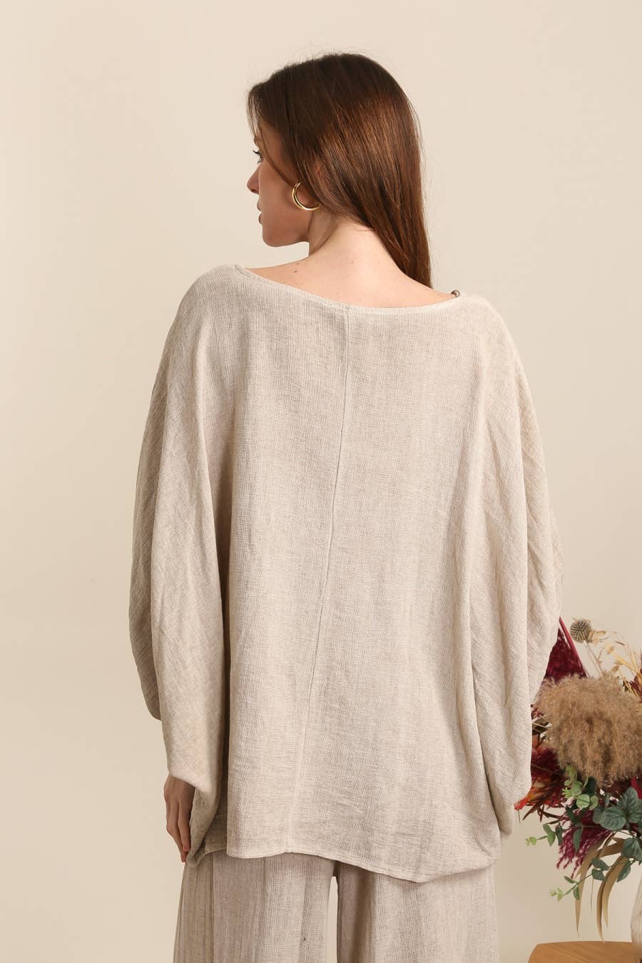 Linen blouse REF. 4652 - Out of the Blue