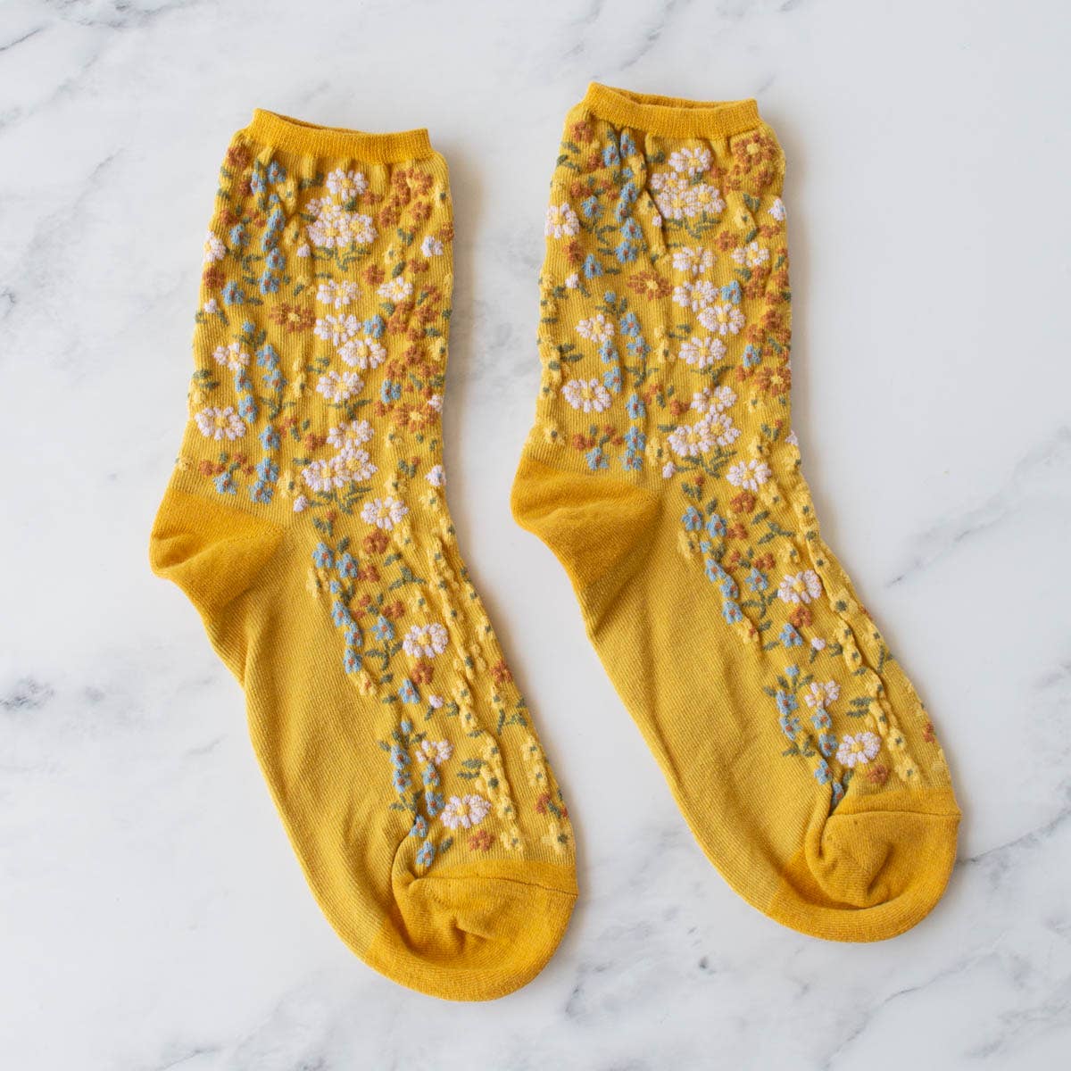 Romantic Floral Socks - Out of the Blue