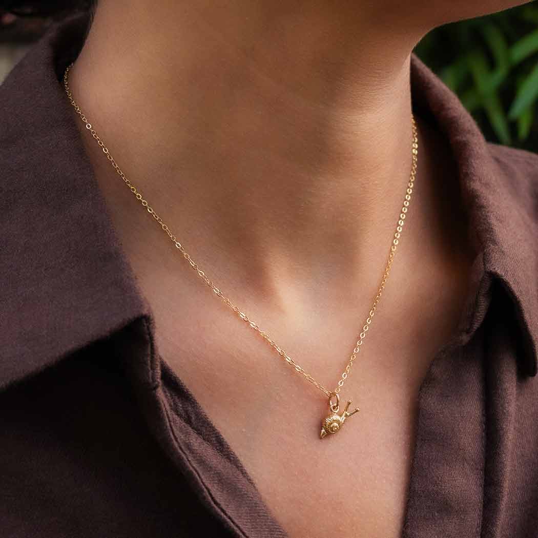 Snail's Pace Necklace - Out of the Blue