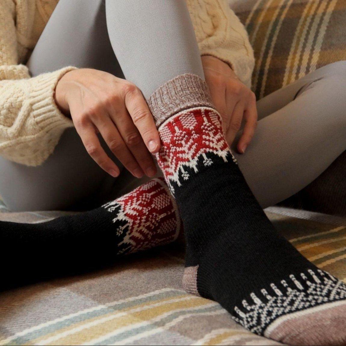 Nordic Yule Merino Wool Socks