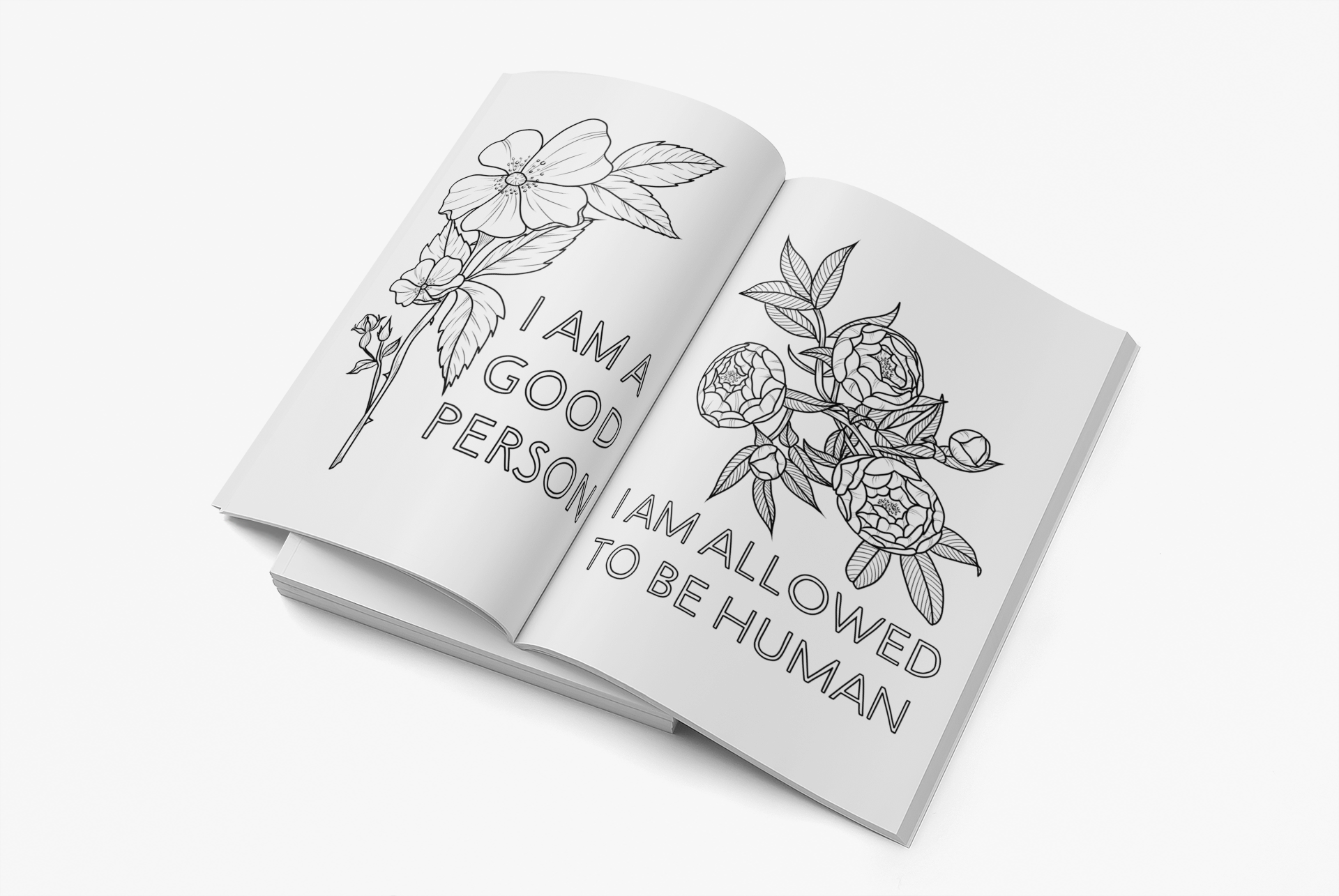 Tending Your Flowers: A Coloring Book for Self-Care - Out of the Blue