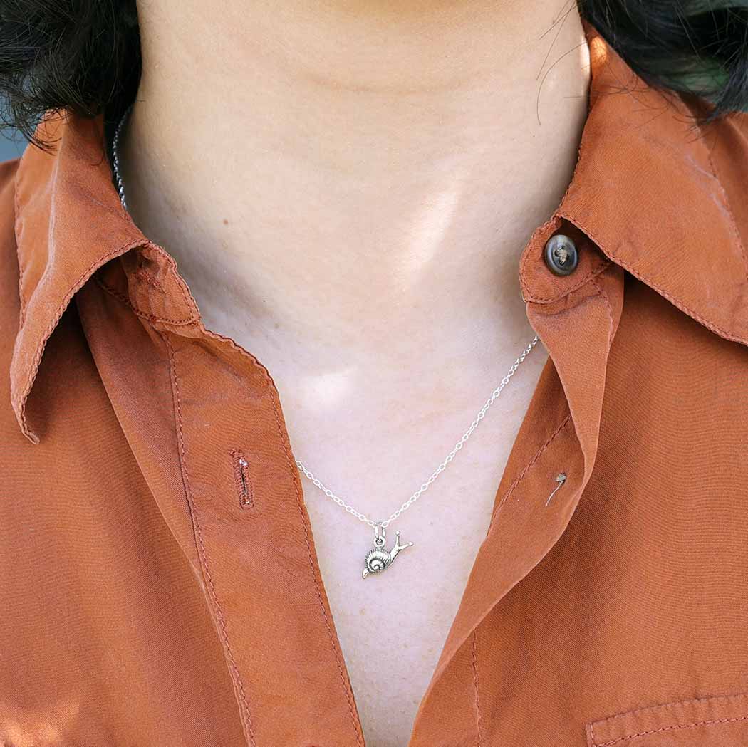 Snail's Pace Necklace - Out of the Blue