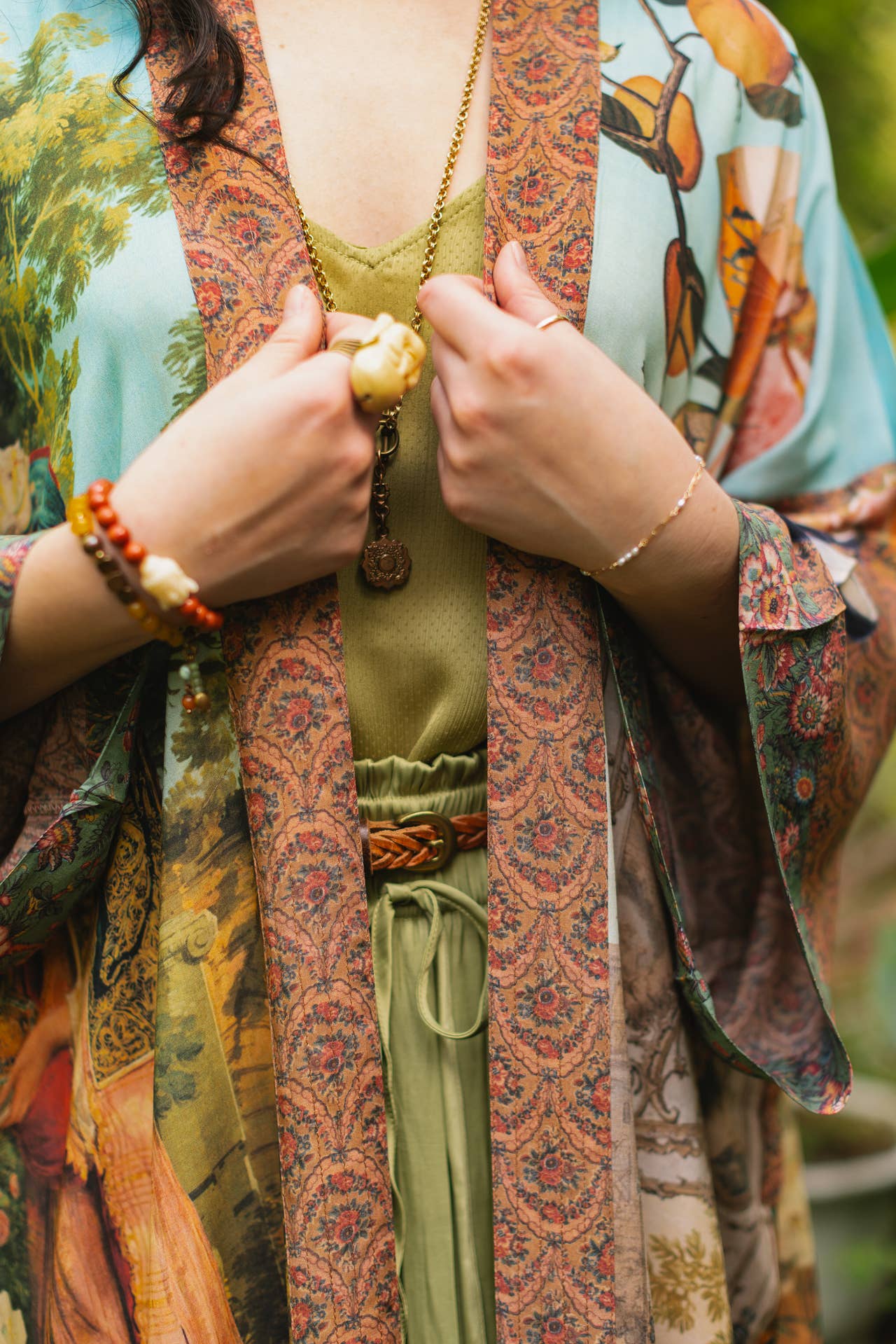 Secret Garden Long Duster - Out of the Blue