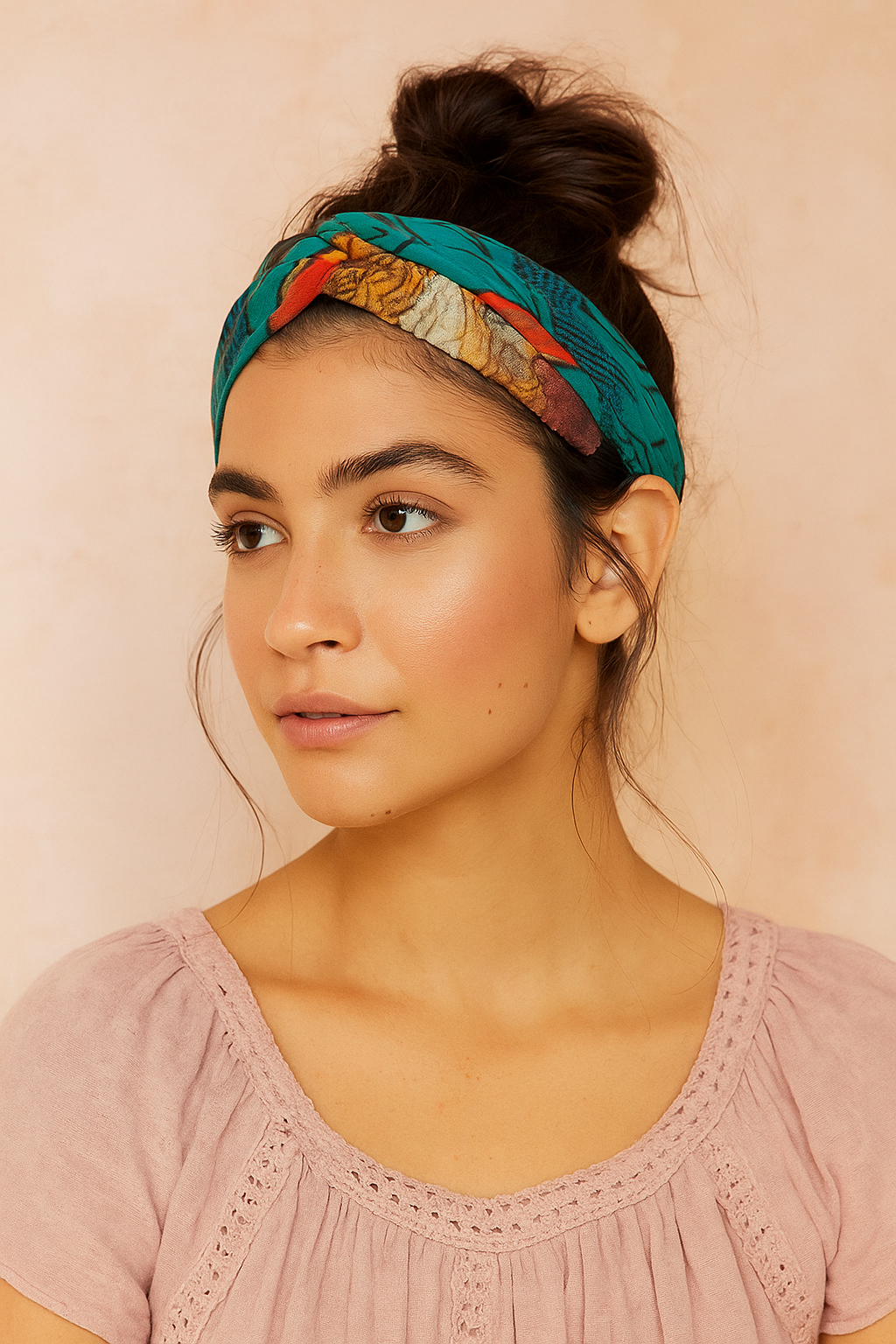 Cabana Headband - Assorted Upcycled Sari Fabric - Out of the Blue