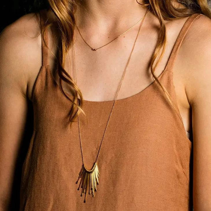 Rain Goddess Necklace - Out of the Blue