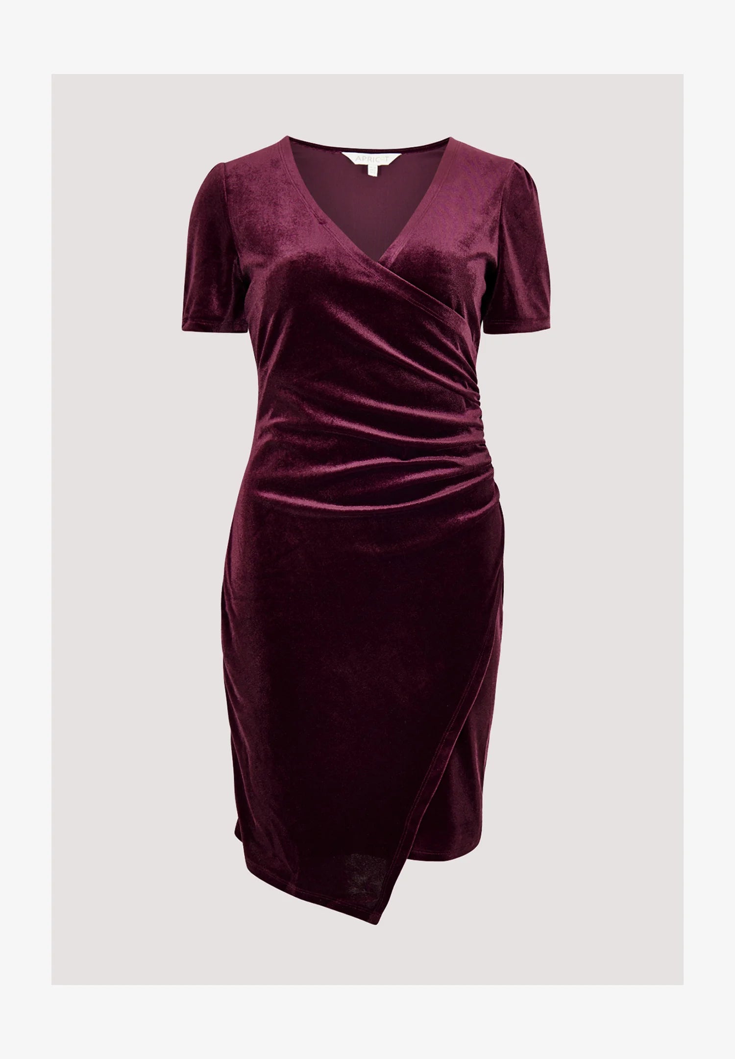 Velvet Ruched Dress - Out of the Blue