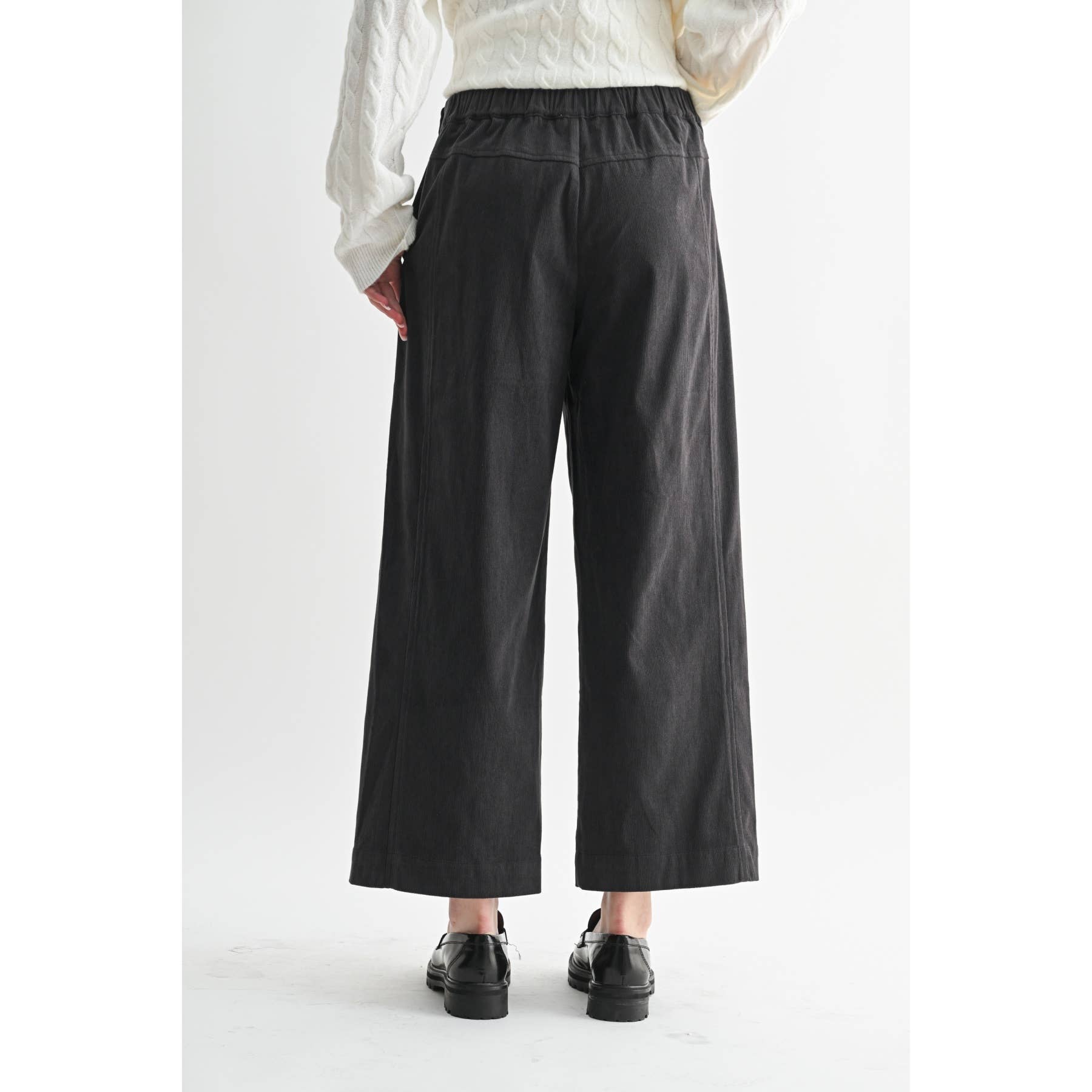 CORDUROY WIDE LEG PANTS - Out of the Blue