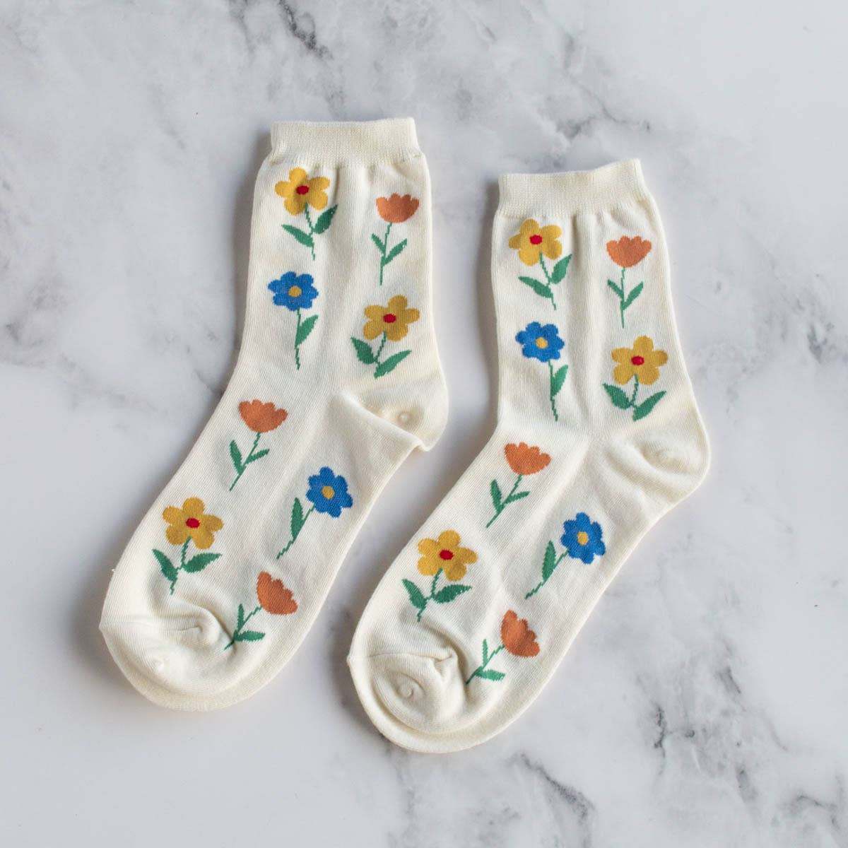Favorite Flower Casual Socks - Out of the Blue