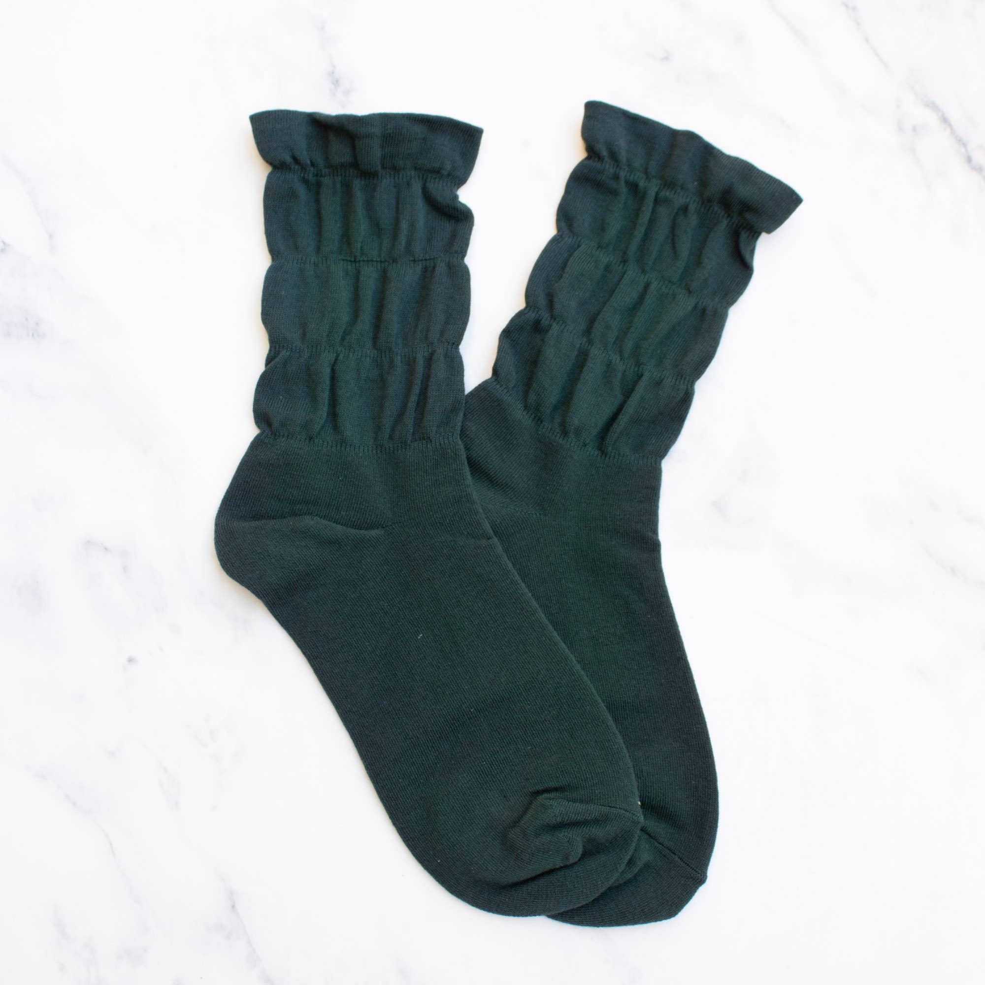 Women's Triple Ruffle Socks - Out of the Blue