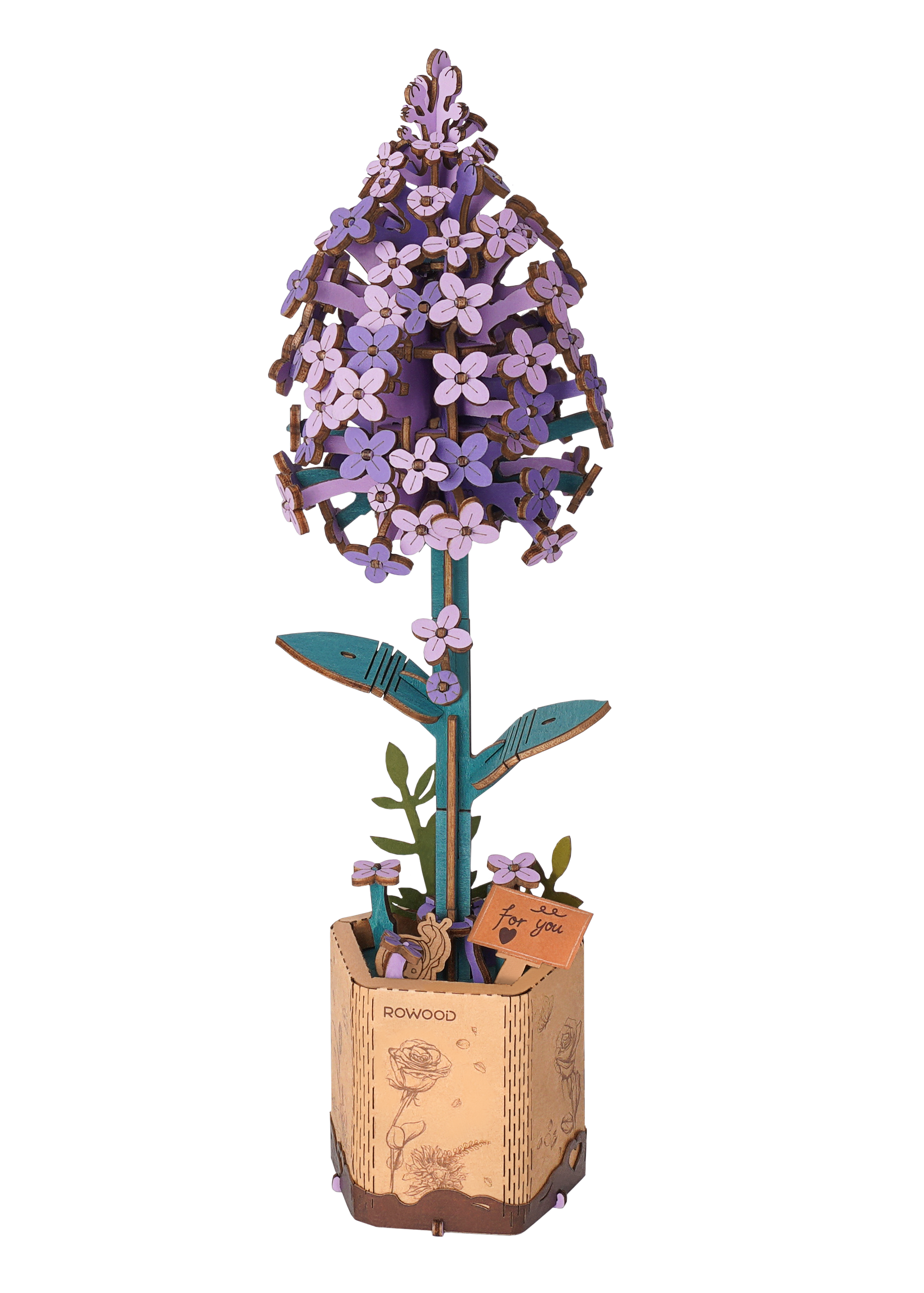 3D Wooden Flower Puzzle Bundle Pack - Out of the Blue