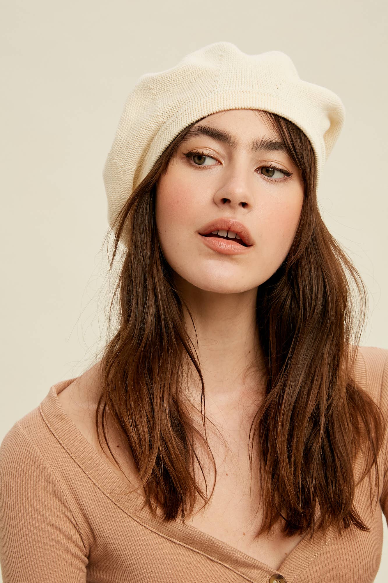 Soft Knit Beret Hat LH010 - Out of the Blue