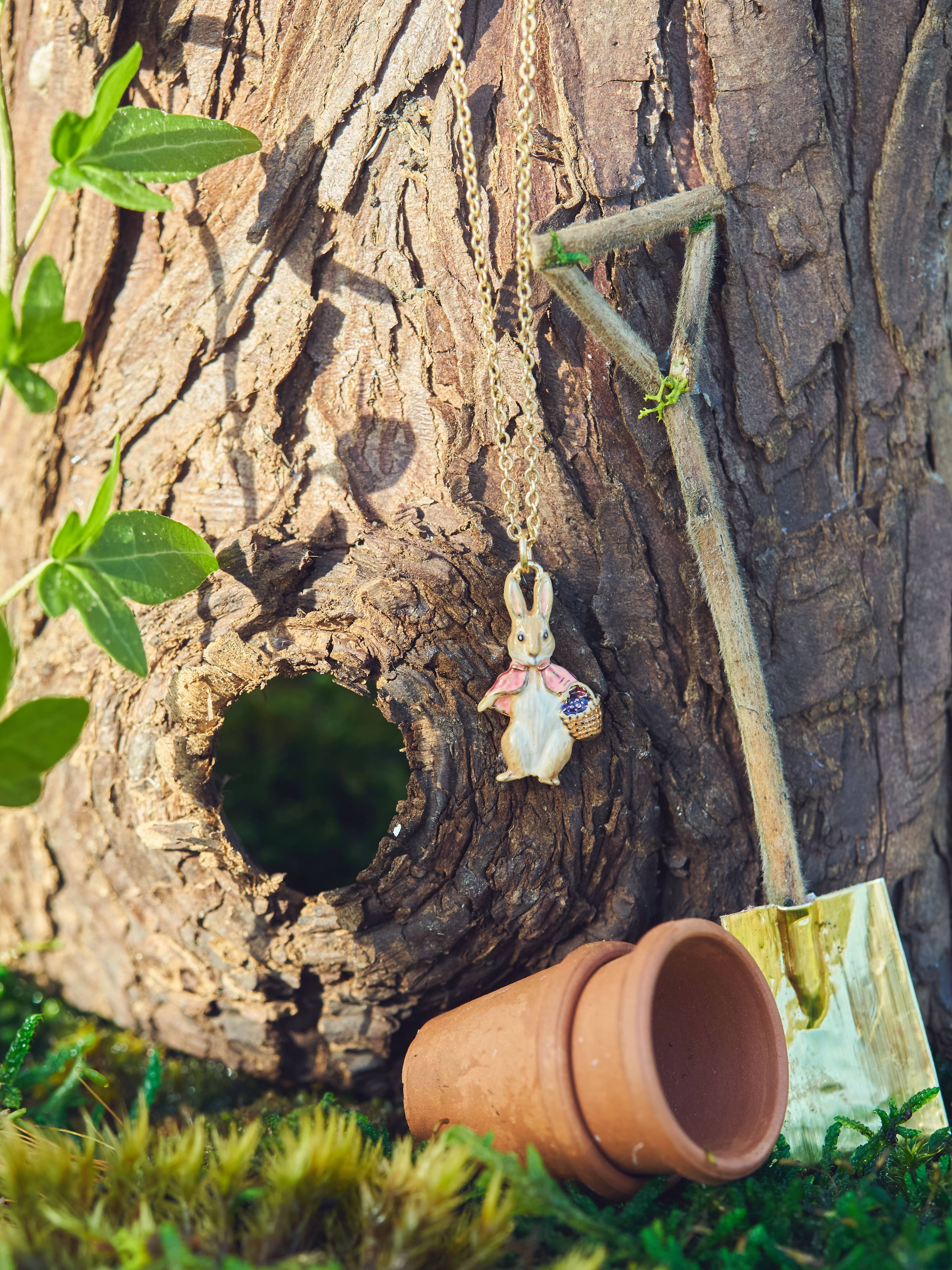 Peter Rabbit Cotton-Tail Necklace