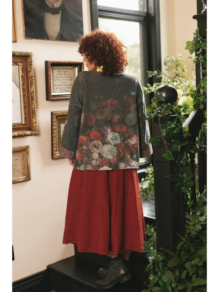 Flight of Fancy Fleece Jacket - Out of the Blue