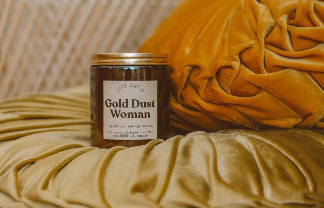 Gold Dust Woman Candle - Out of the Blue