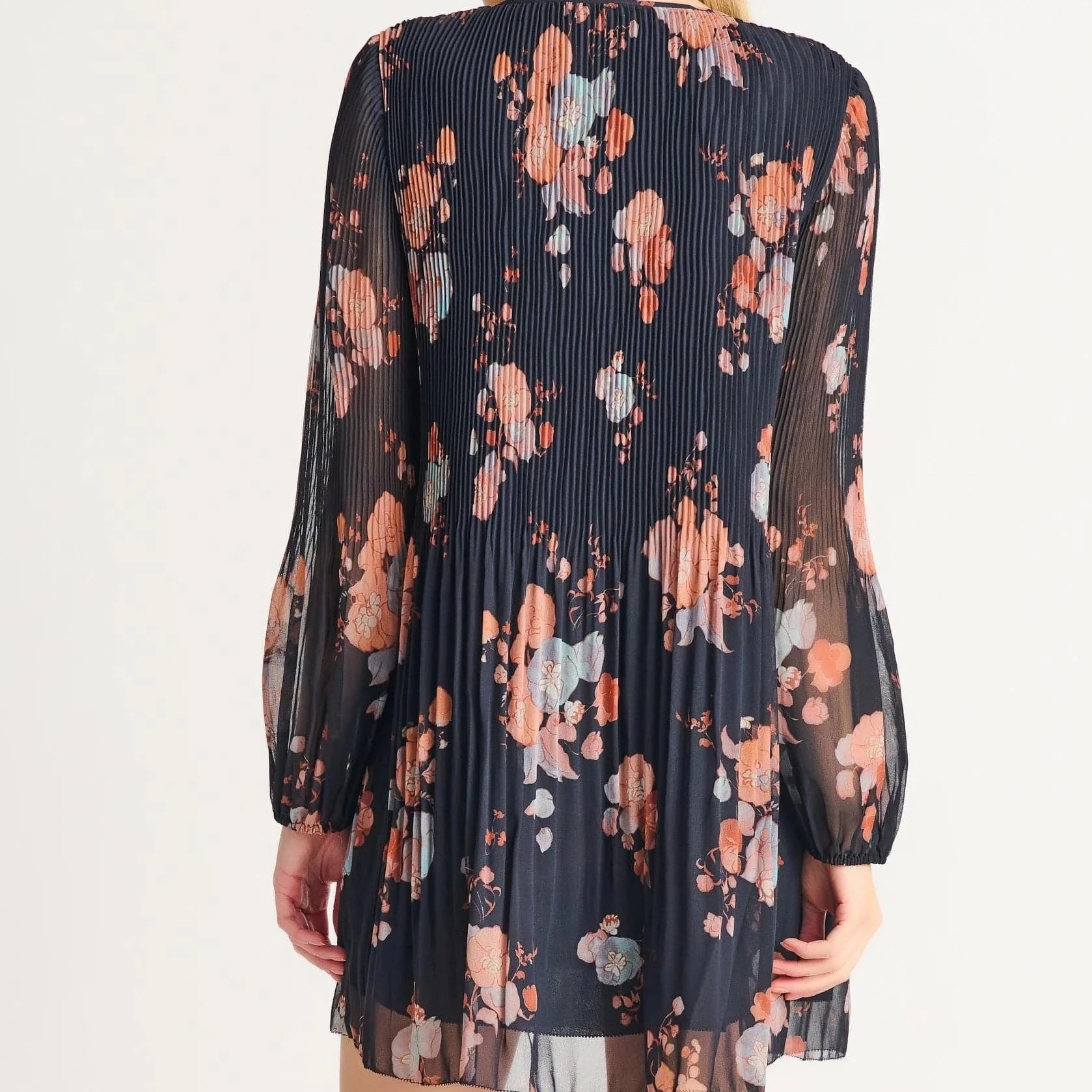 Pleated Smock Dress - Out of the Blue