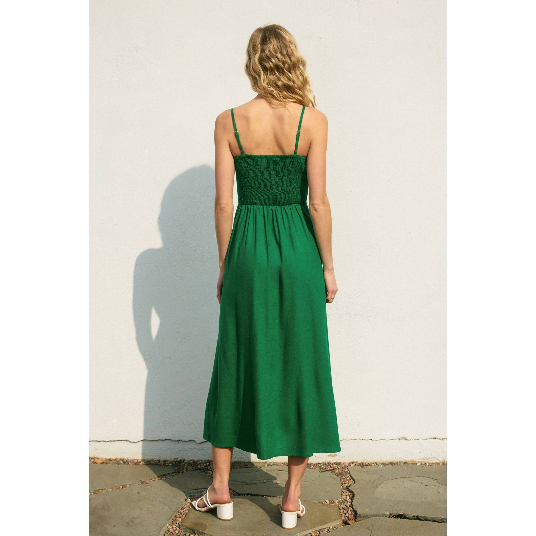Heaven Sent Sweetheart Corset Midi Dress - Out of the Blue