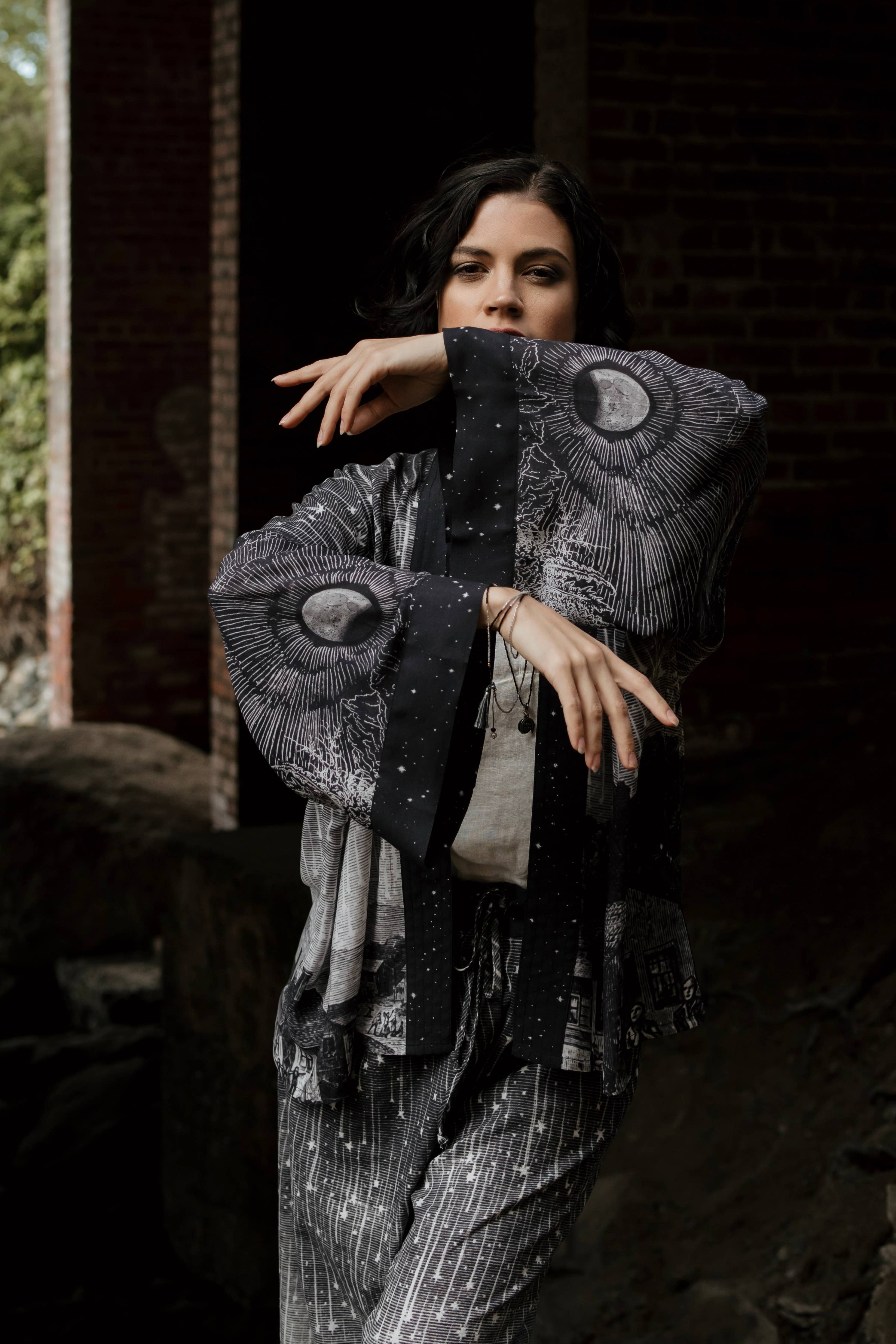 Stargazer Cropped Jacket - Out of the Blue