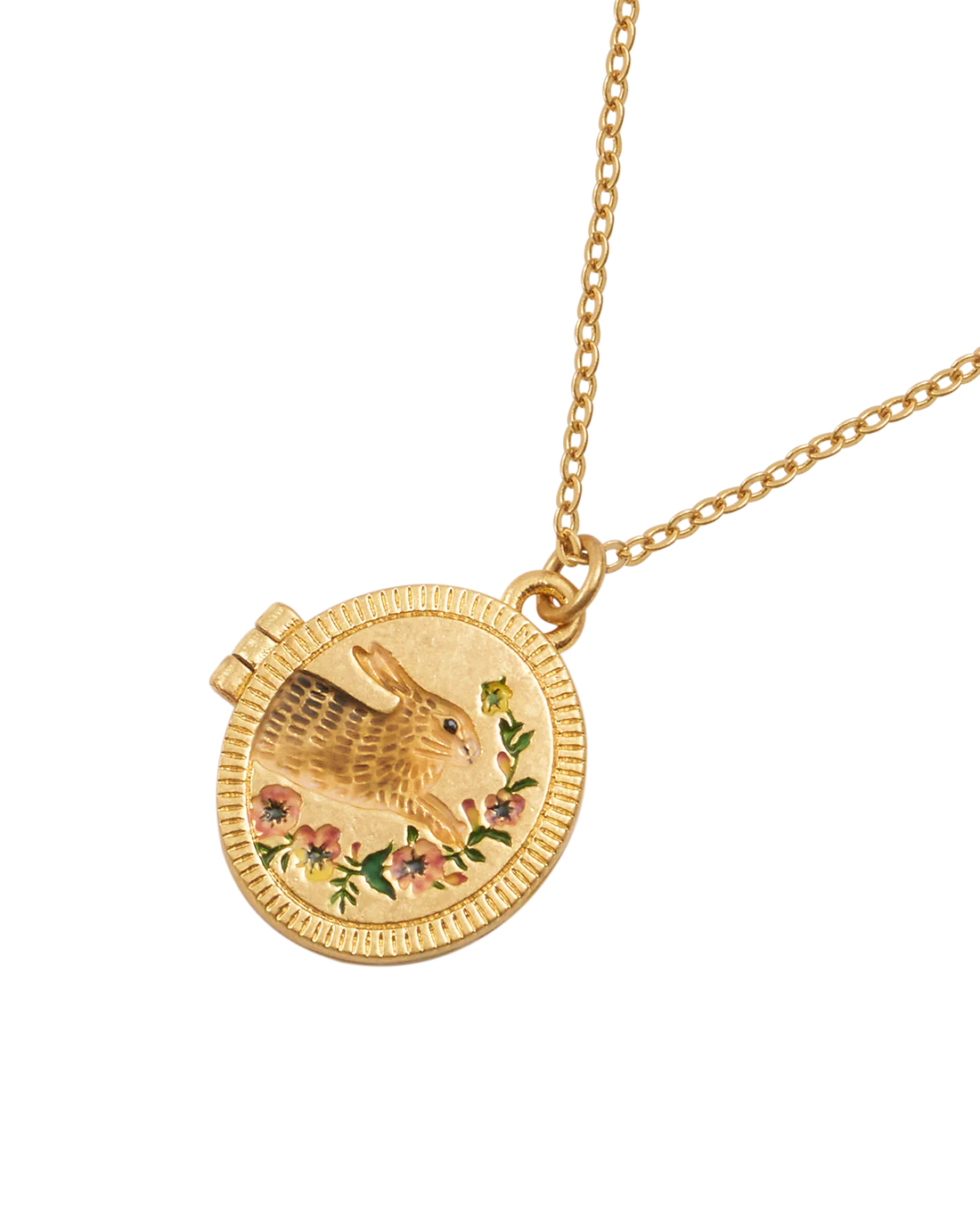 RUNNING BUNNNY LOCKET