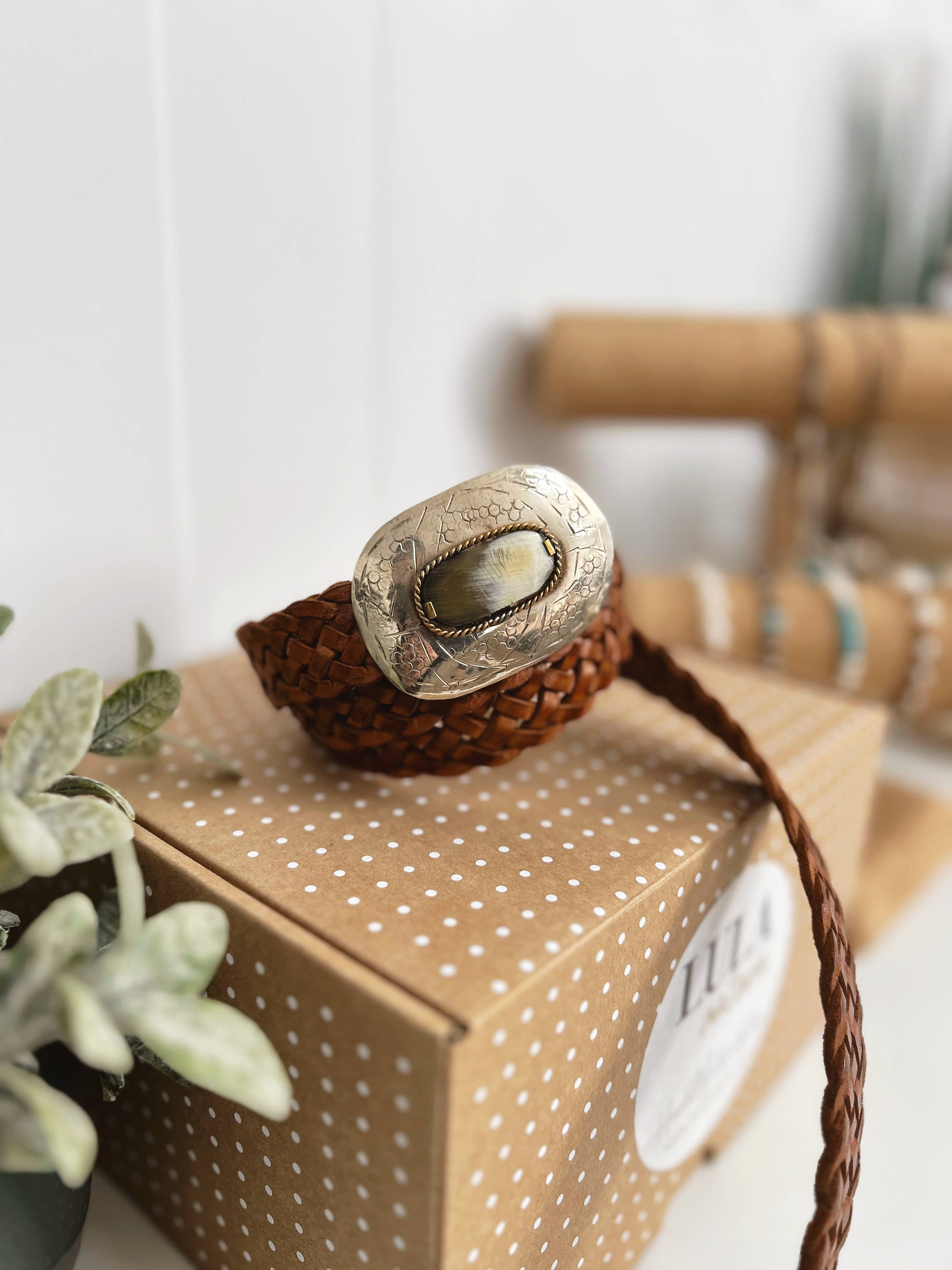 MERCURIO LEATHER BELT