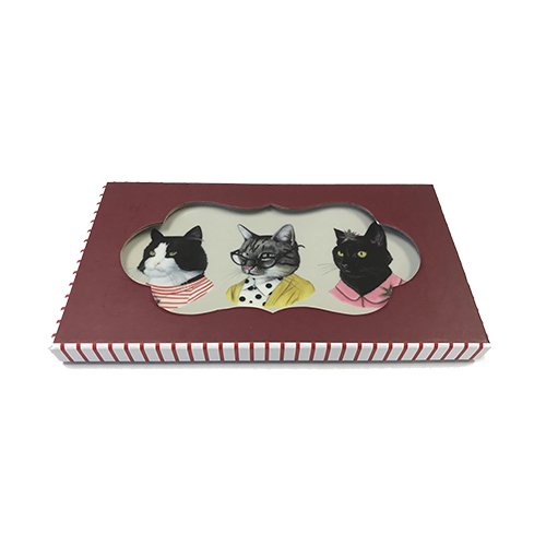 Berkley Bestiary Cat  Porcelain Tray - Out of the Blue