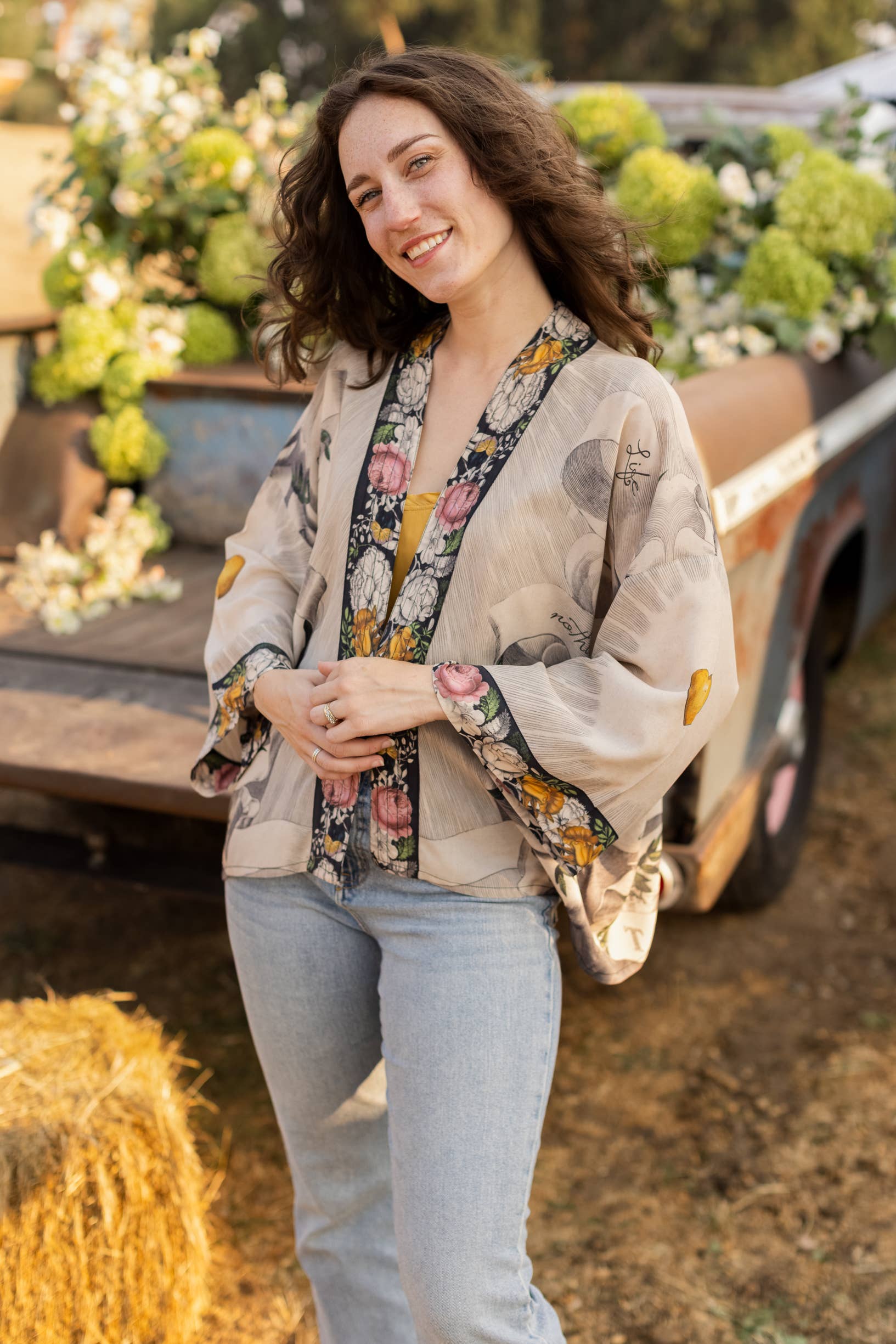 Take My Hand Bamboo Jacket - Out of the Blue