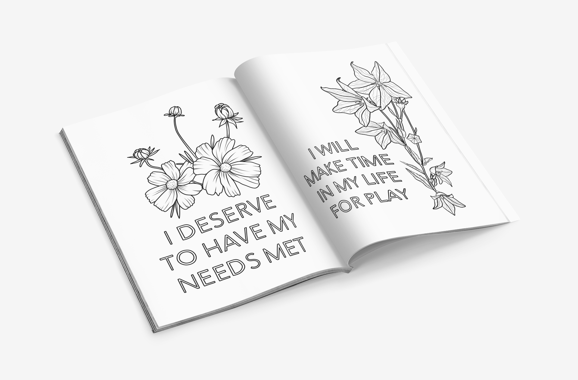 Tending Your Flowers: A Coloring Book for Self-Care - Out of the Blue