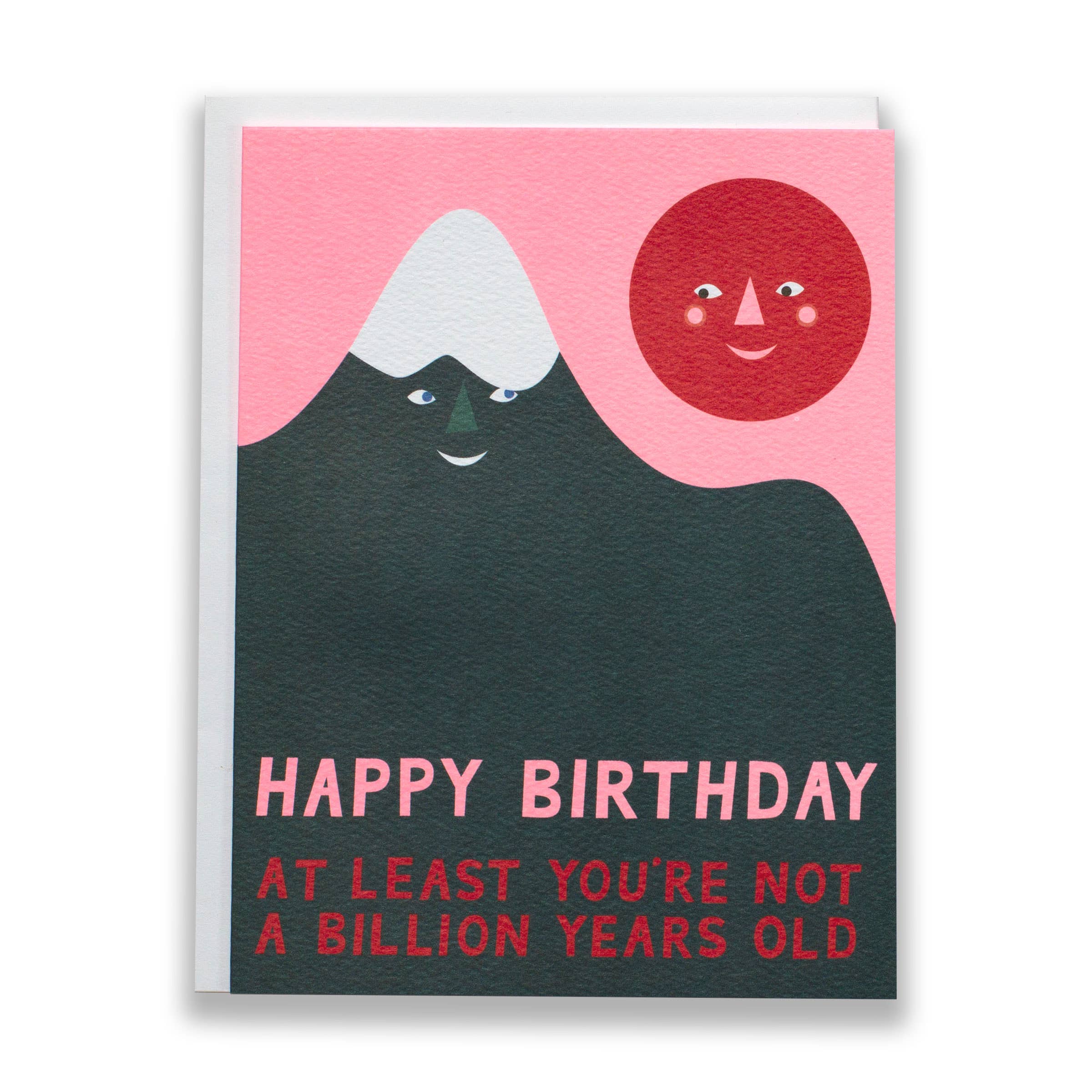 Billion Year Birthday Mountain Note Card - Out of the Blue
