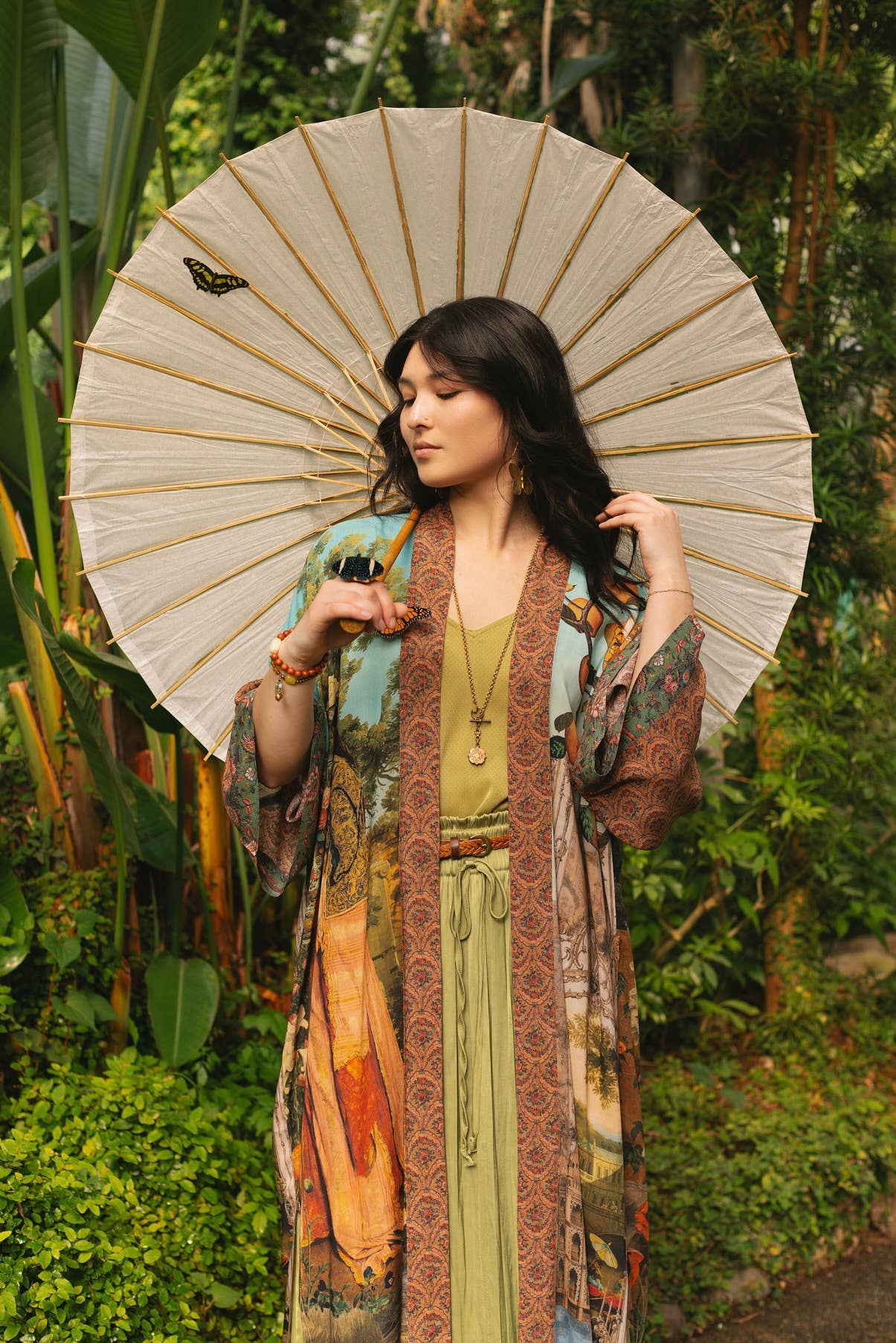 Secret Garden Long Duster - Out of the Blue