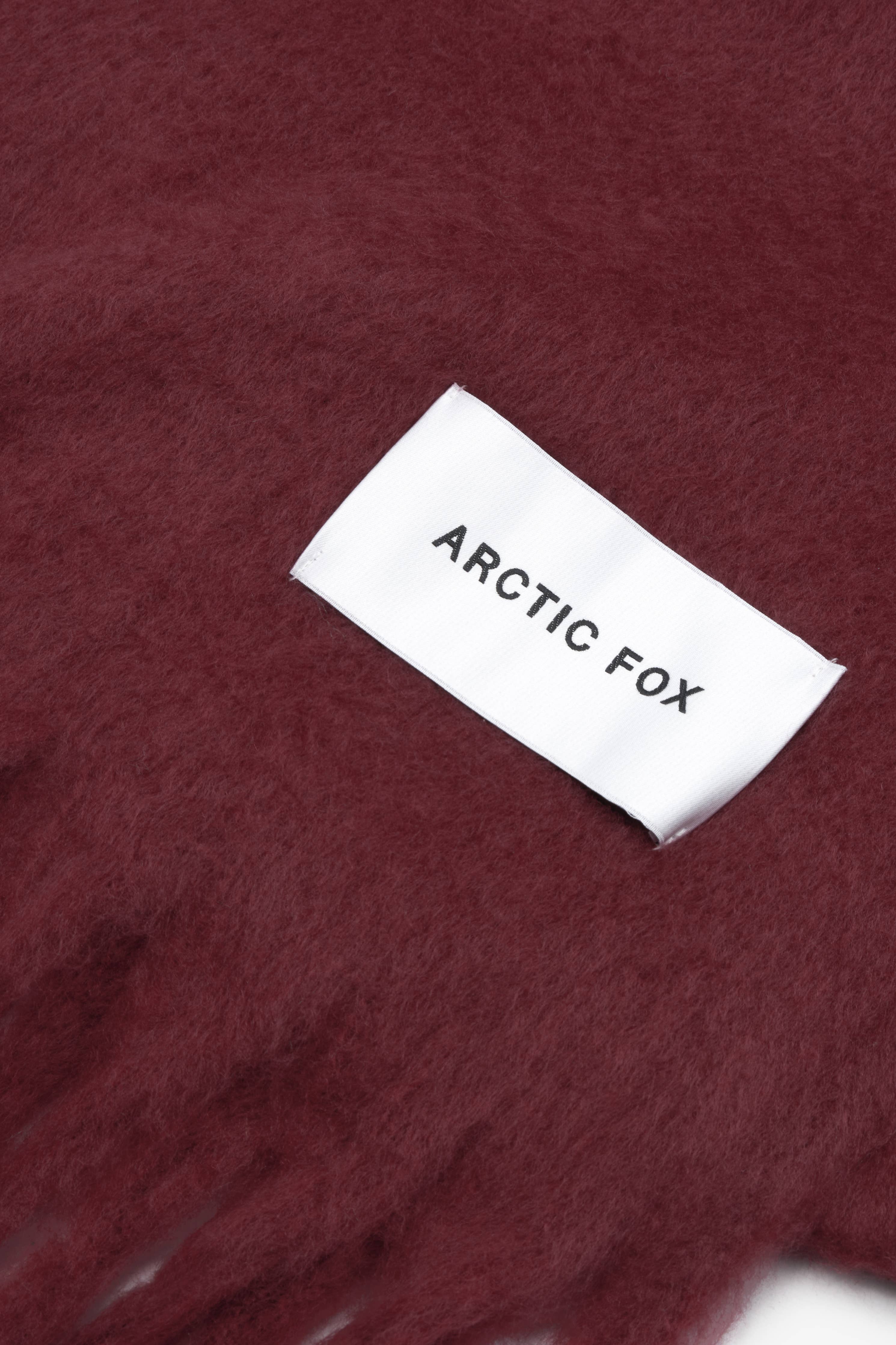 The Reykjavik Scarf - 100% Recycled - Burgundy - FW25 - Out of the Blue