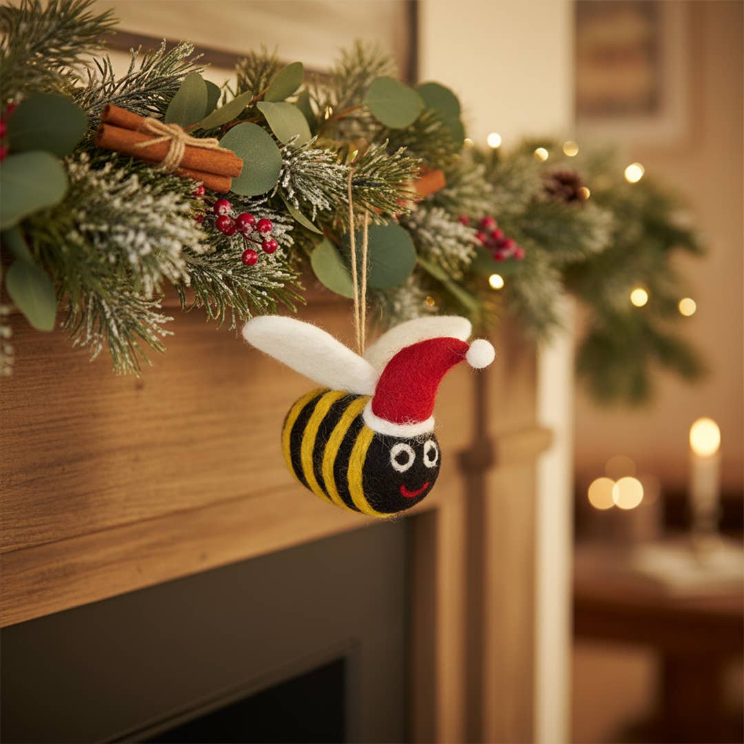 Handmade Felt Christmas Big Bumblebee