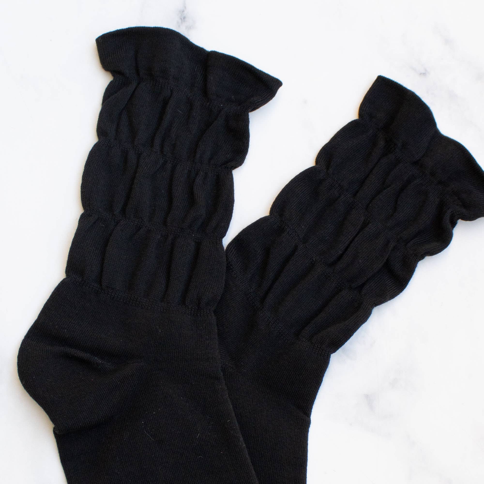 Women's Triple Ruffle Socks - Out of the Blue