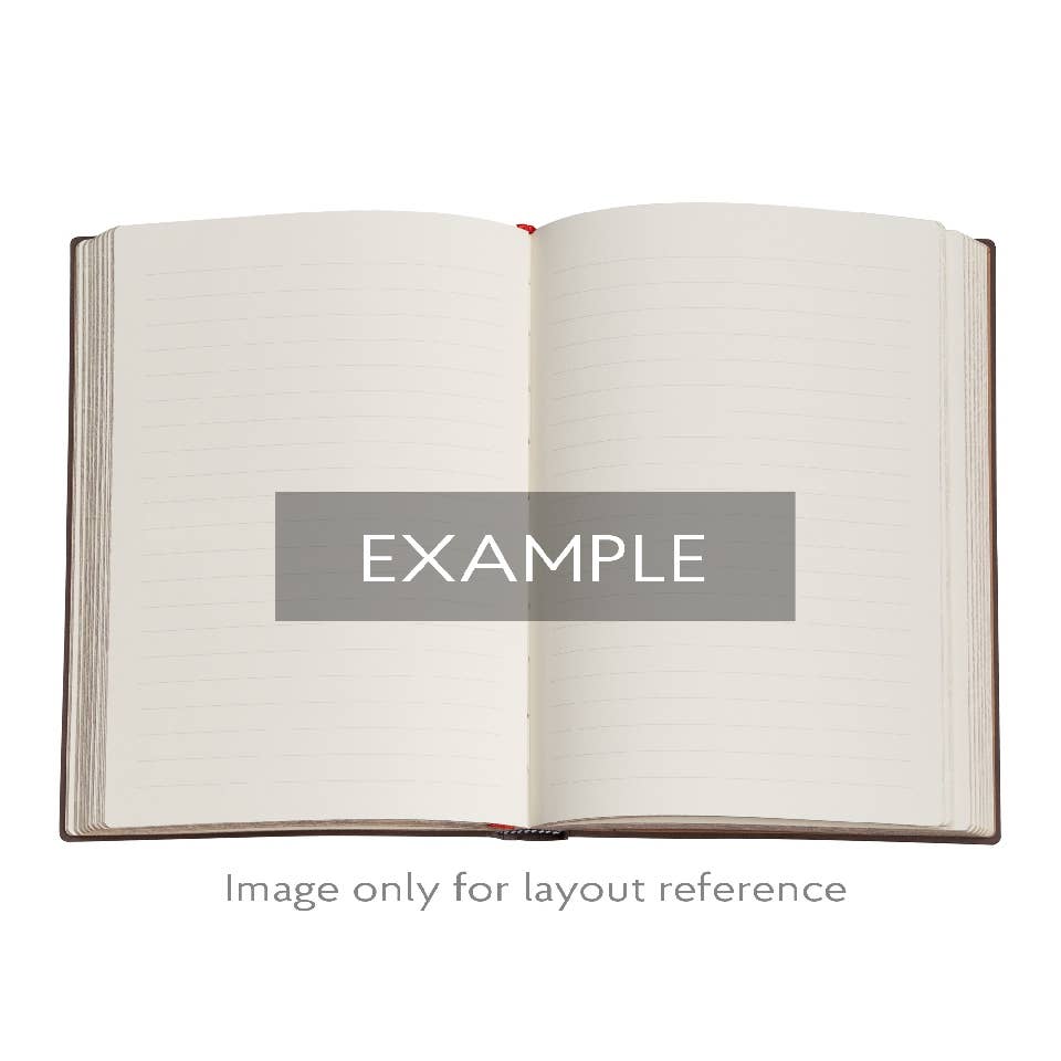 Emerald Flower Mini Lined Hardcover Journal, 176pg, 85GSM, Marsh’s Library