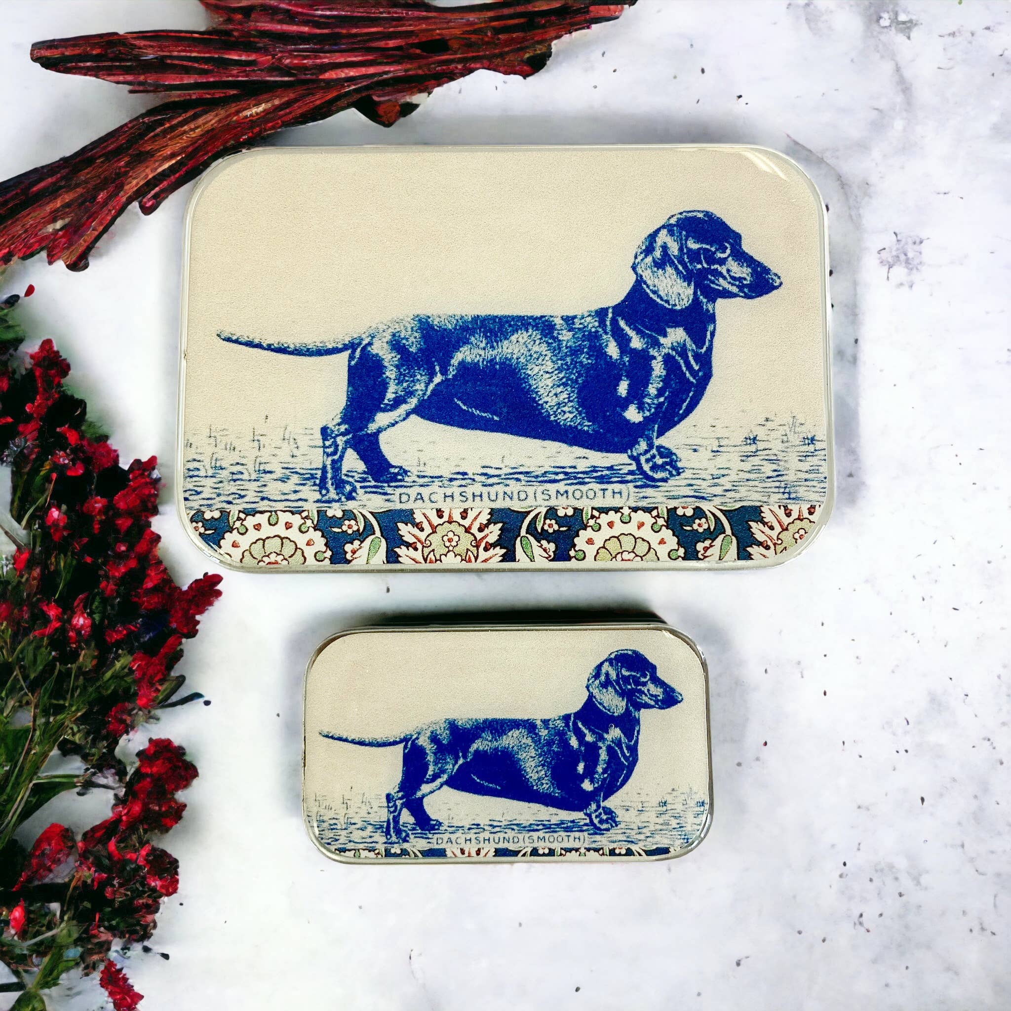 Dachshund Tin - Out of the Blue