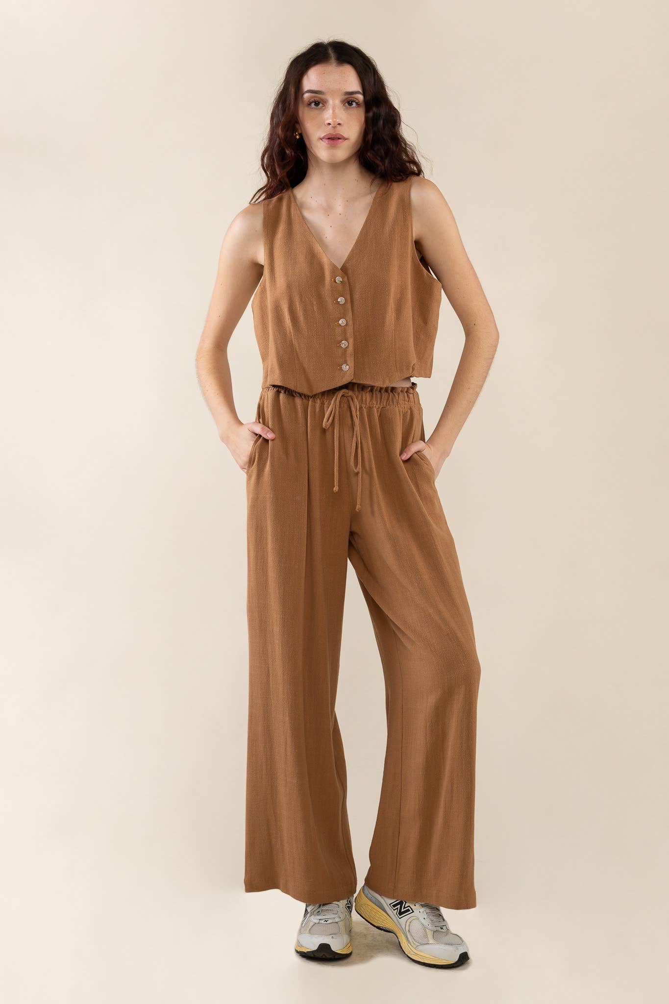 Cove Linen Pant - Out of the Blue