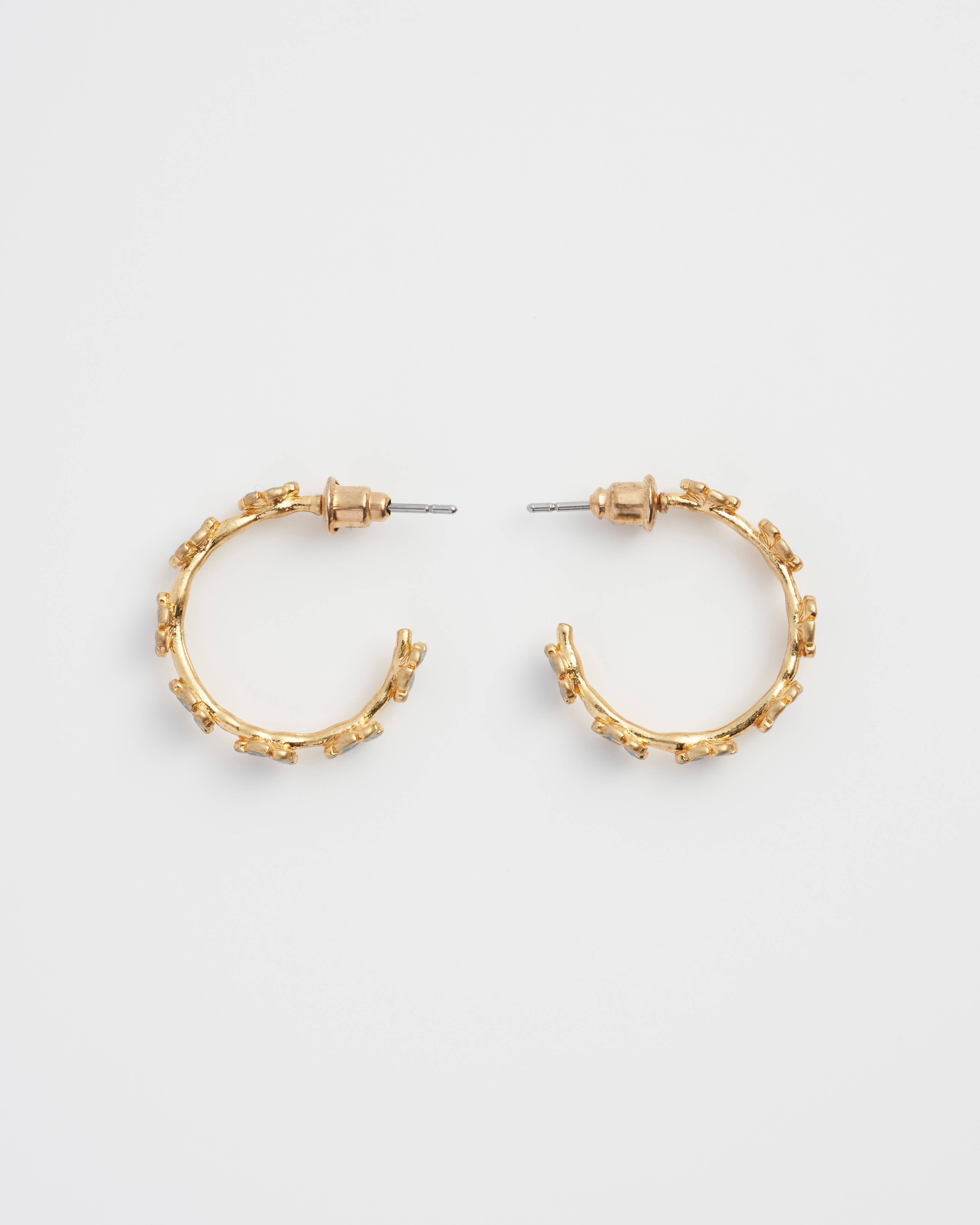Forget-Me-Not Hoops - Out of the Blue
