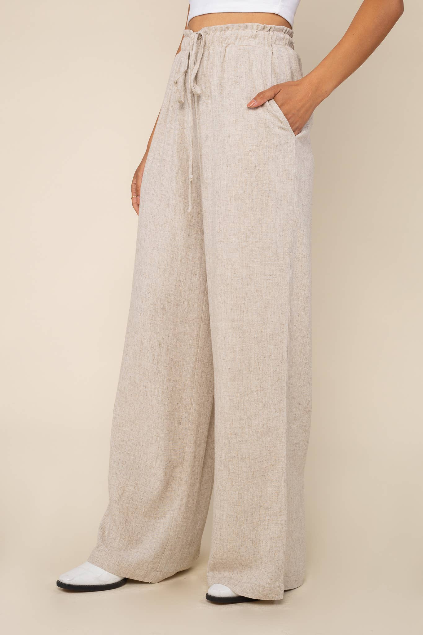 Cove Linen Pant - Out of the Blue