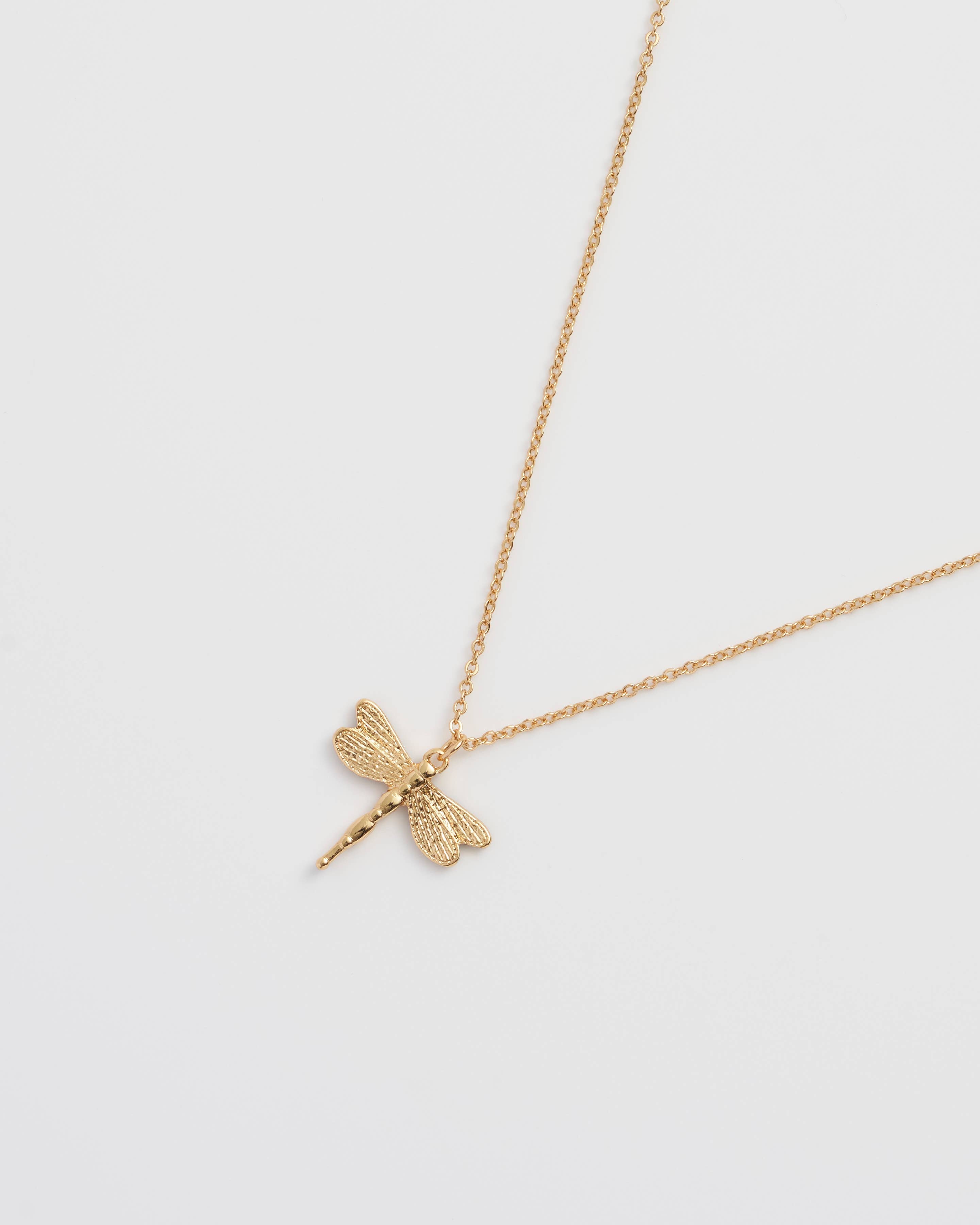 Dragonfly Pendant Necklace - Out of the Blue