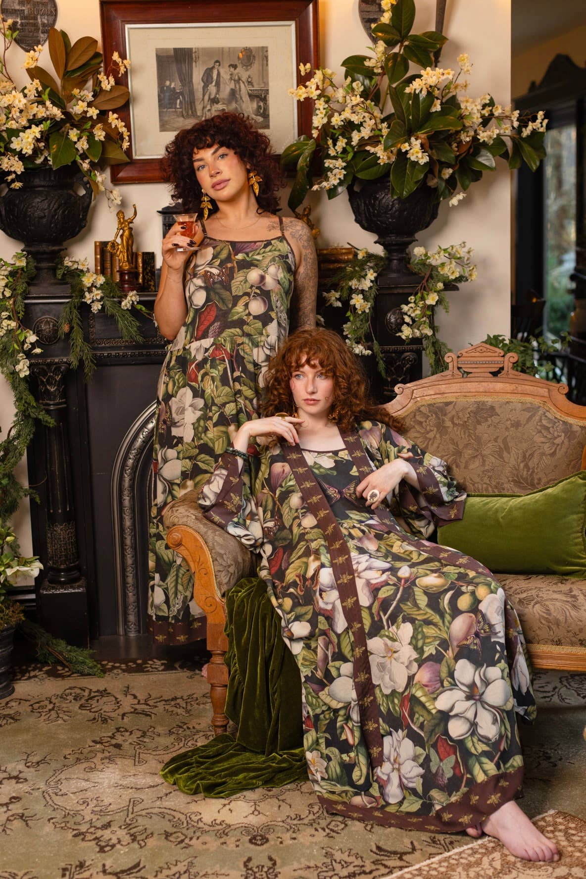 Fleur De Lune Slip Dress