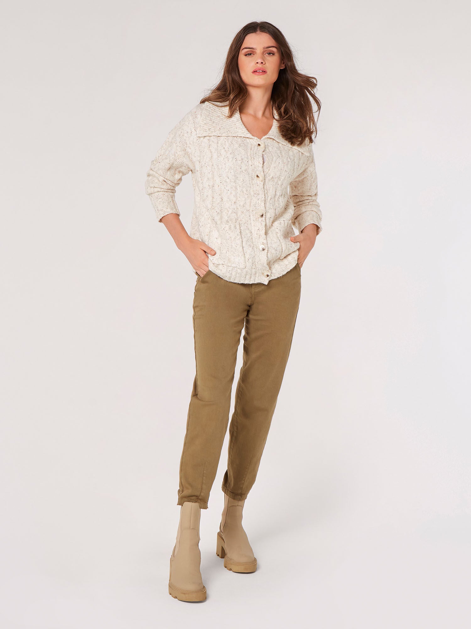 Aran Cardigan - Out of the Blue