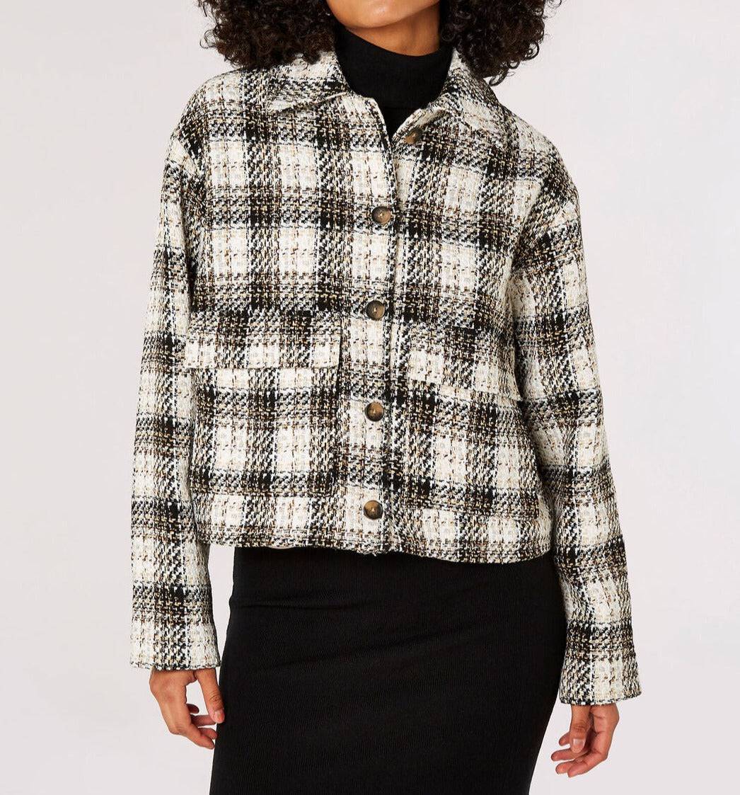 Woven Textured Jacket - Out of the Blue