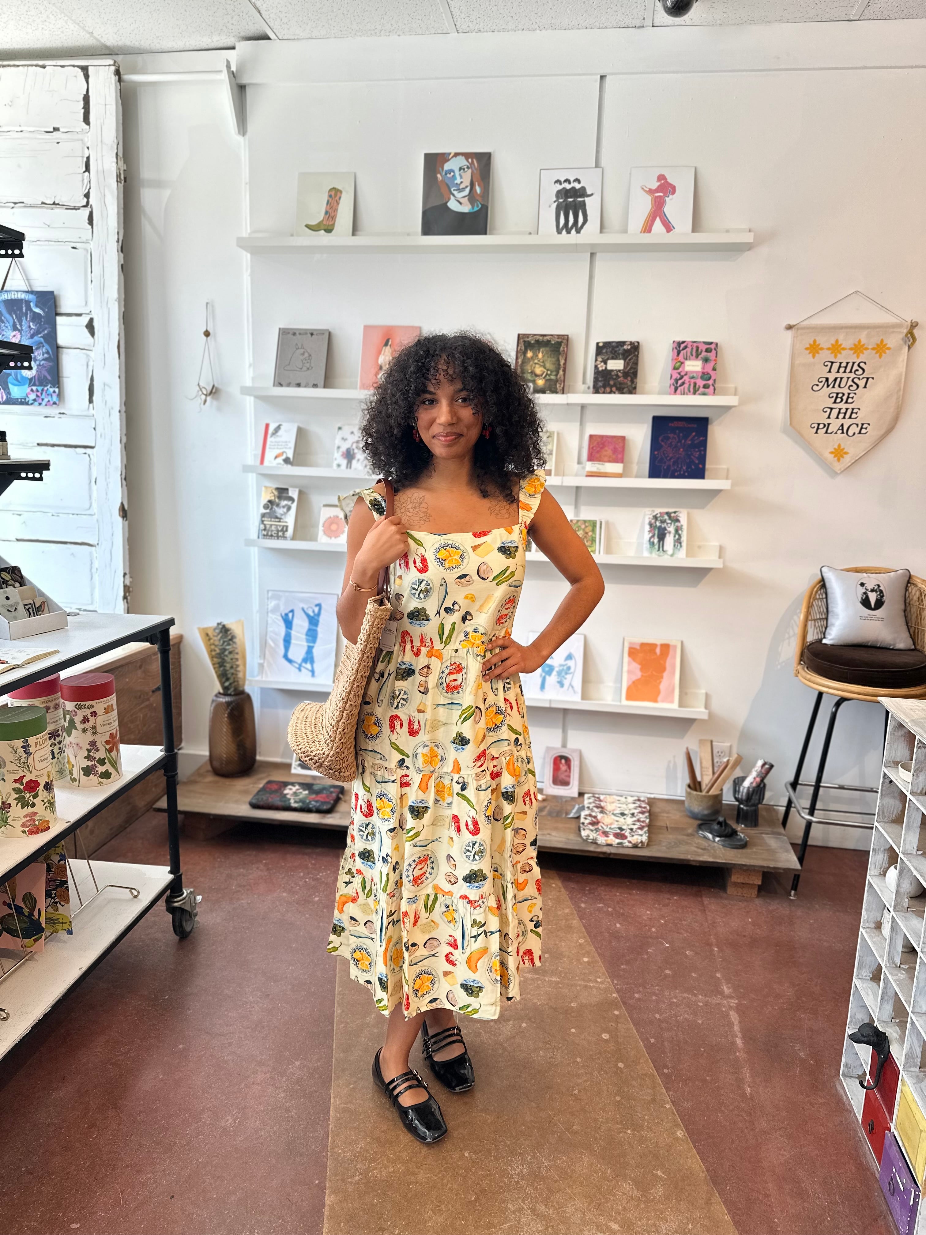 MEDITERRANEAN DELIGHT SUNDRESS - Out of the Blue