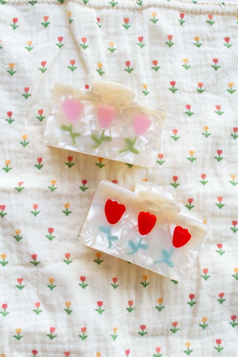 Tulip Hair Claw Clip