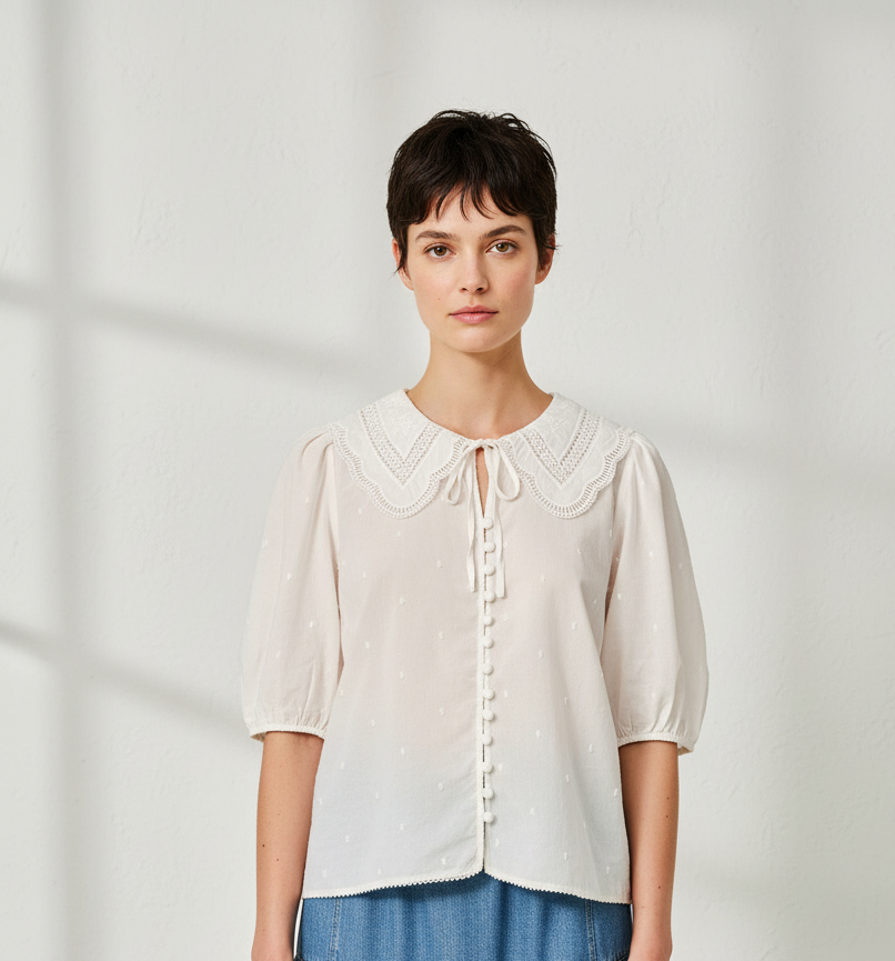 PETERPAN COLLAR BLOUSE